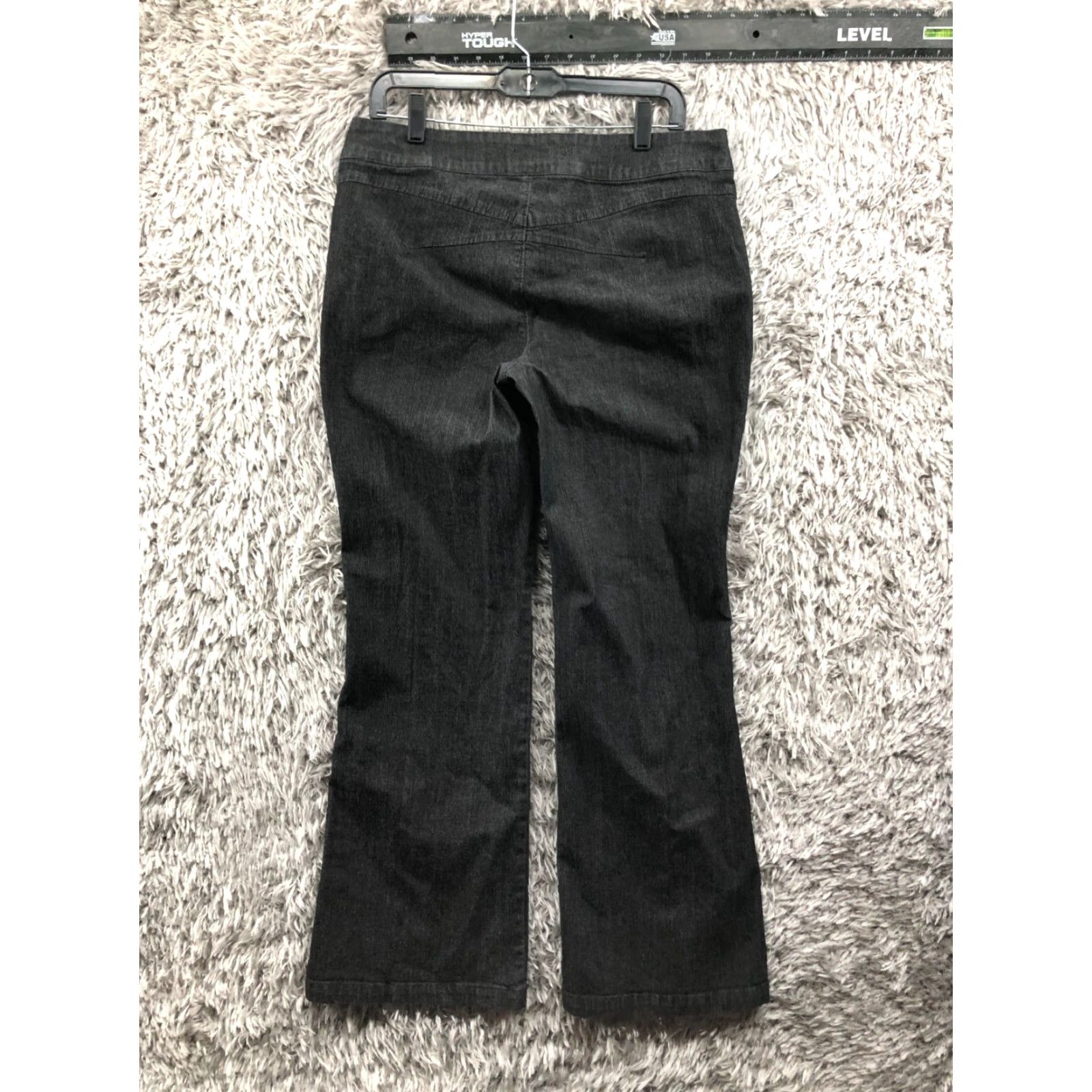 Vintage 111 State Jeans Womens Size 12 Mid Rise Dark Wash Black Denim Size 34" / US 12 / IT 48 - 5 Thumbnail