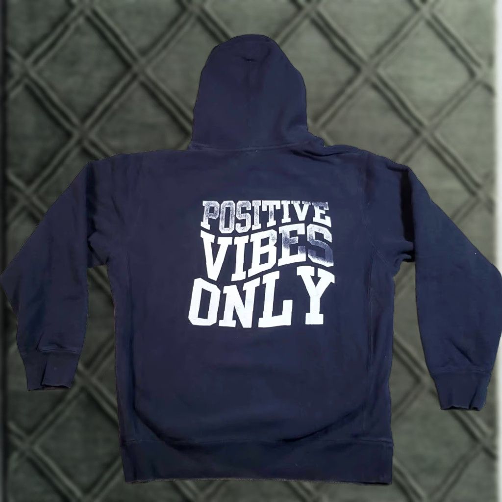 Vintage Barstool Sportsbook Hoodie Mens XL Navy Blue Positive Vibes Only Pullover Size US XL / EU 56 / 4 - 1 Thumbnail