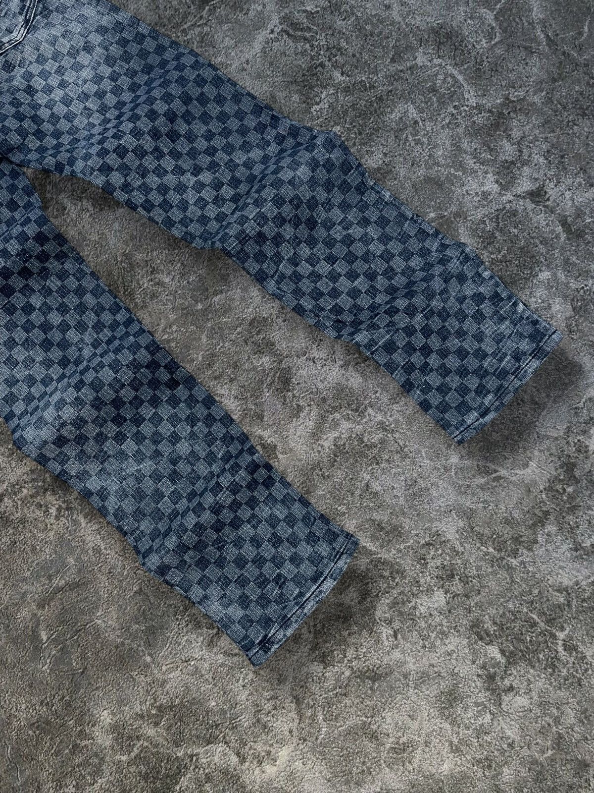Japanese Brand Vintage Japan Designer Growth by Grail Square Checkered Punk Size US 29 - 8 Thumbnail