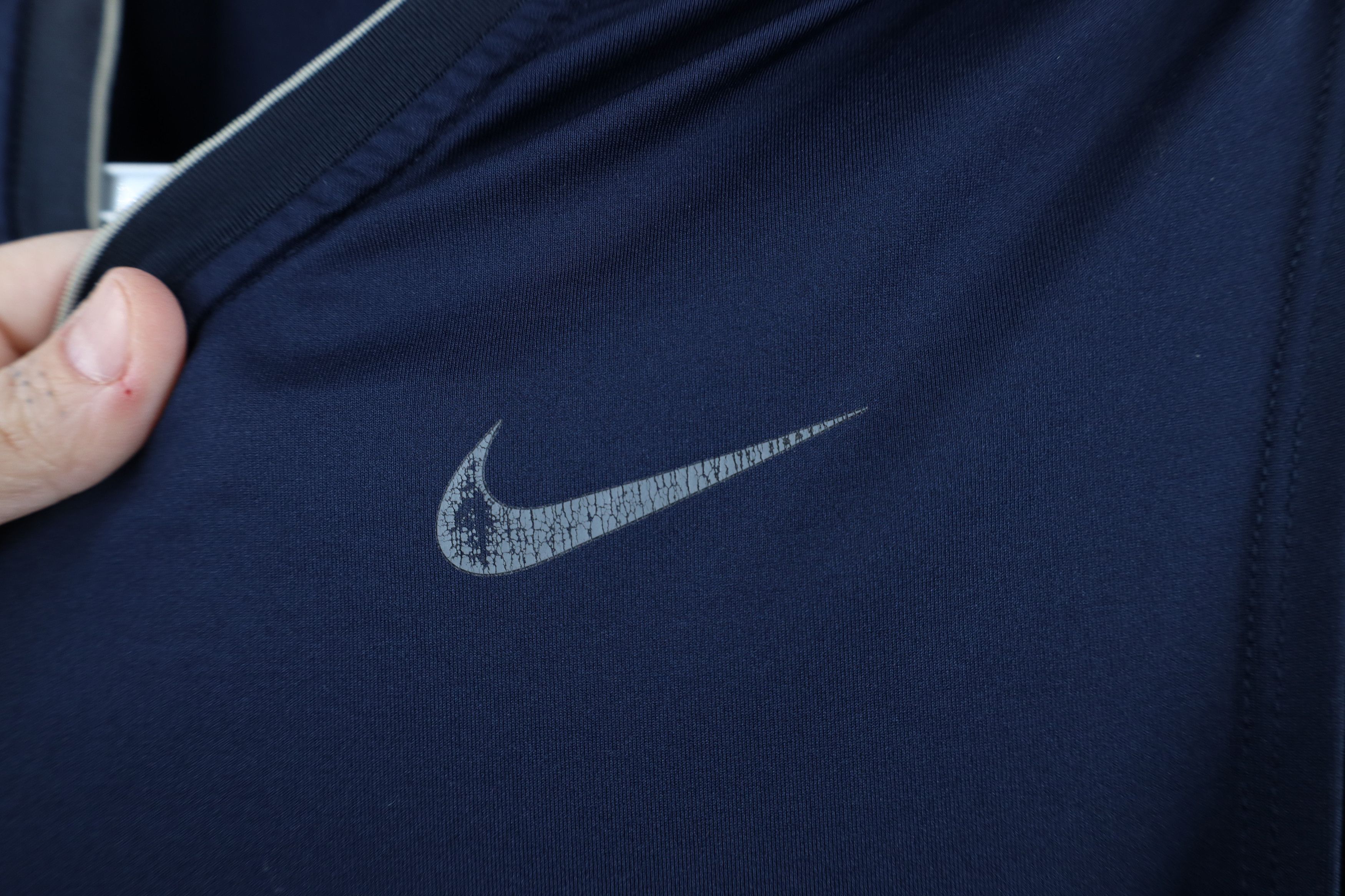 Nike × Vintage Nike Pro Combat Fitted Muscle Tank Tank Top T-Shirt Blue Size US M / EU 48-50 / 2 - 10 Thumbnail