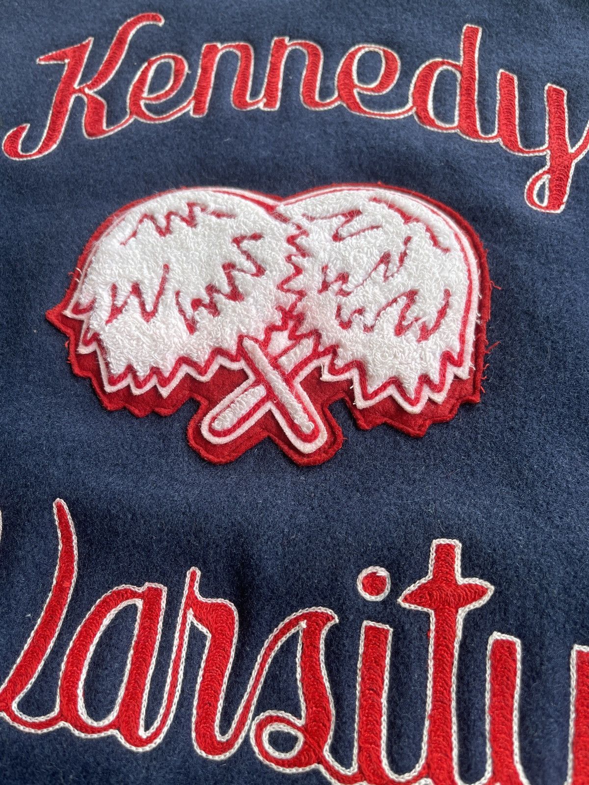 Delong Vintage 70s Delong Kennedy Varsity Jacket Size US M / EU 48-50 / 2 - 17 Thumbnail