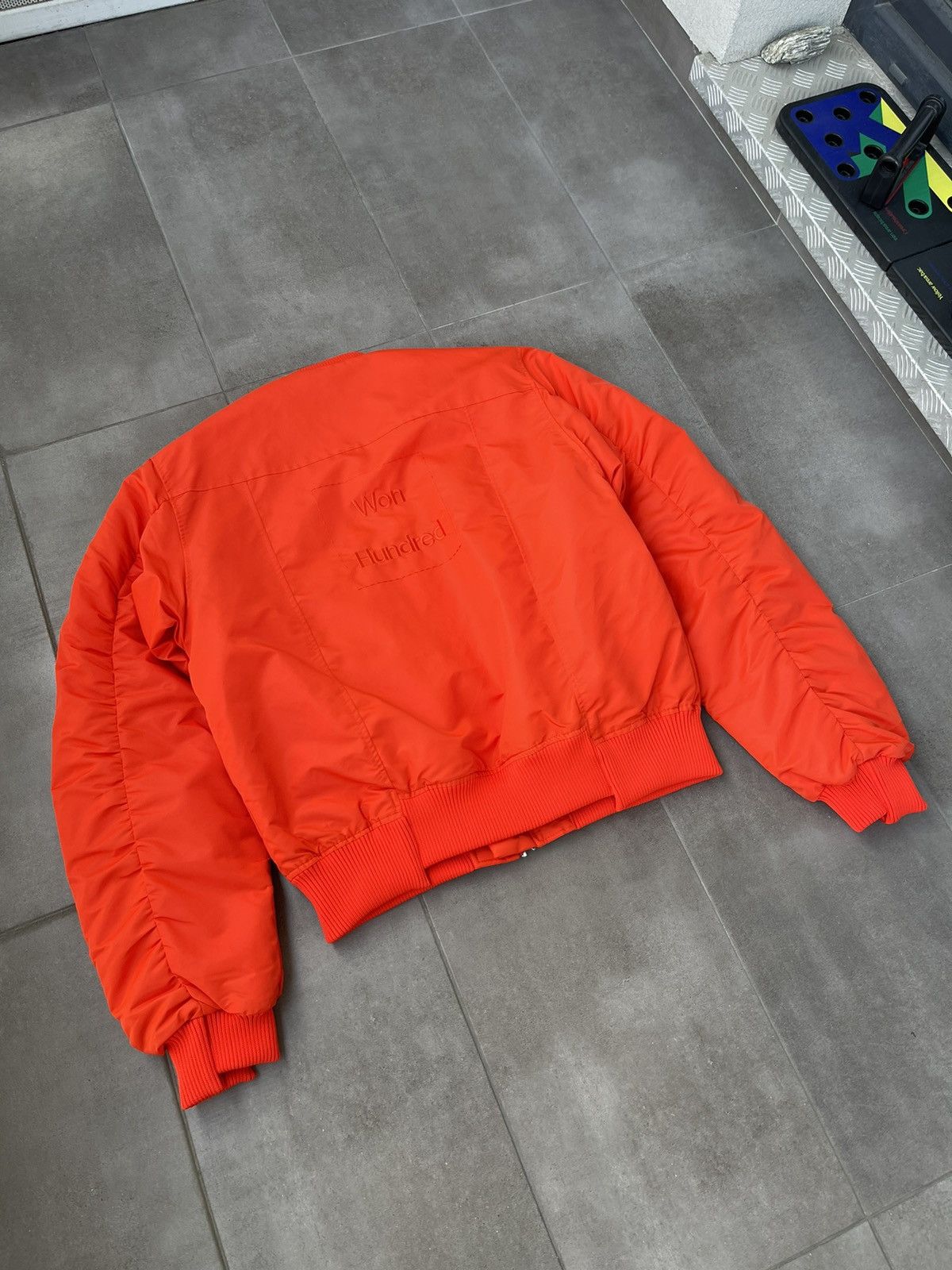 Acne Studios !DS! SS23 Won Hundred Reykjavik M Red Bomber Jacket Size US L / EU 52-54 / 3 - 15 Thumbnail