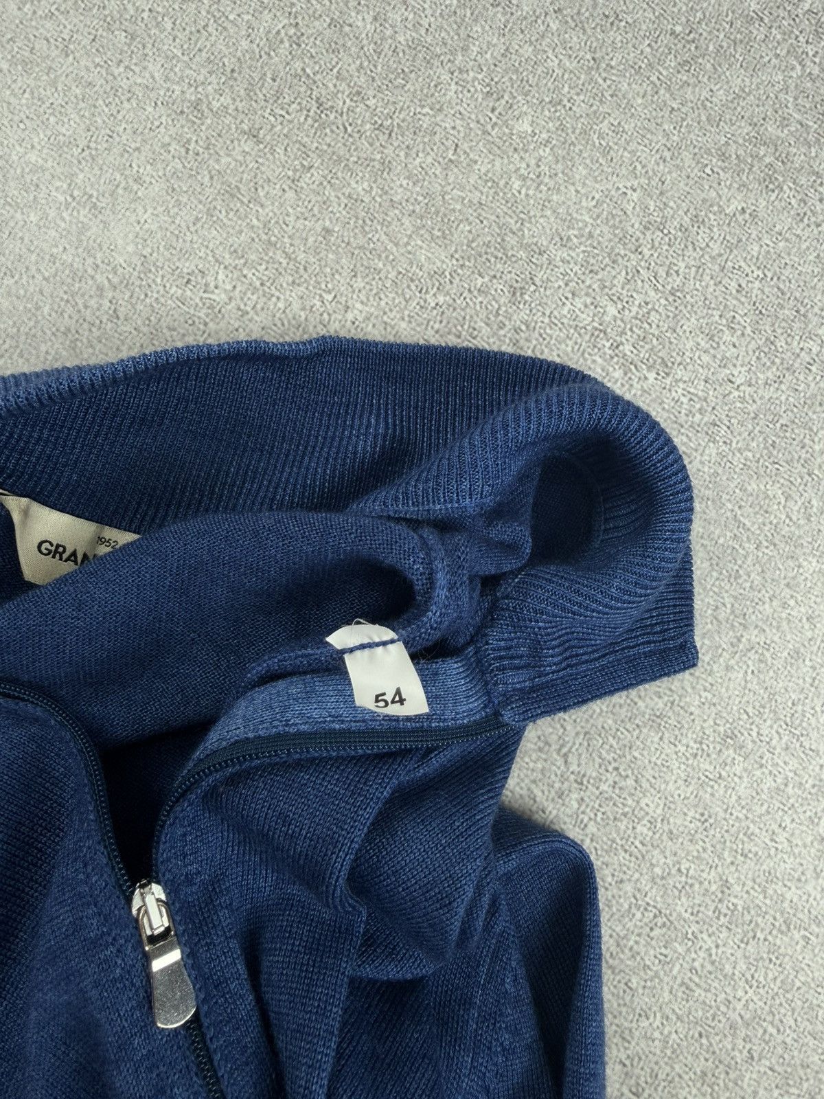 Gran Sasso Gran Sasso Zip Up Wool Knit Sweatr Size 54 Size US L / EU 52-54 / 3 - 12 Thumbnail