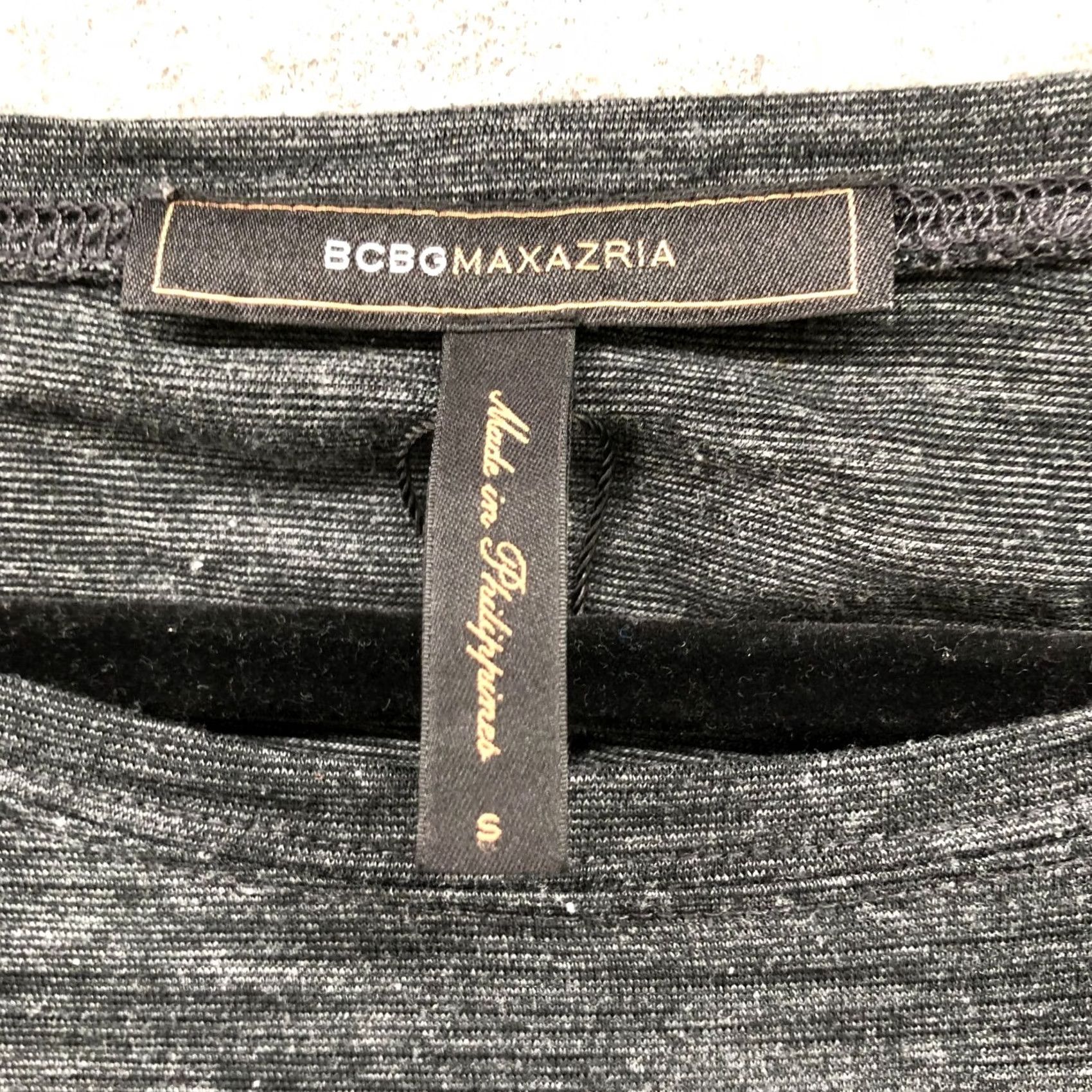 Bcbgmaxazria BCBGMaxazria Long Sleeve Tunic Shirt Women S Gray Lightweight Lyocell Pocket High Quality Tear Free Earrings This Pair Will Have Size S / US 4 / IT 40 - 5 Thumbnail