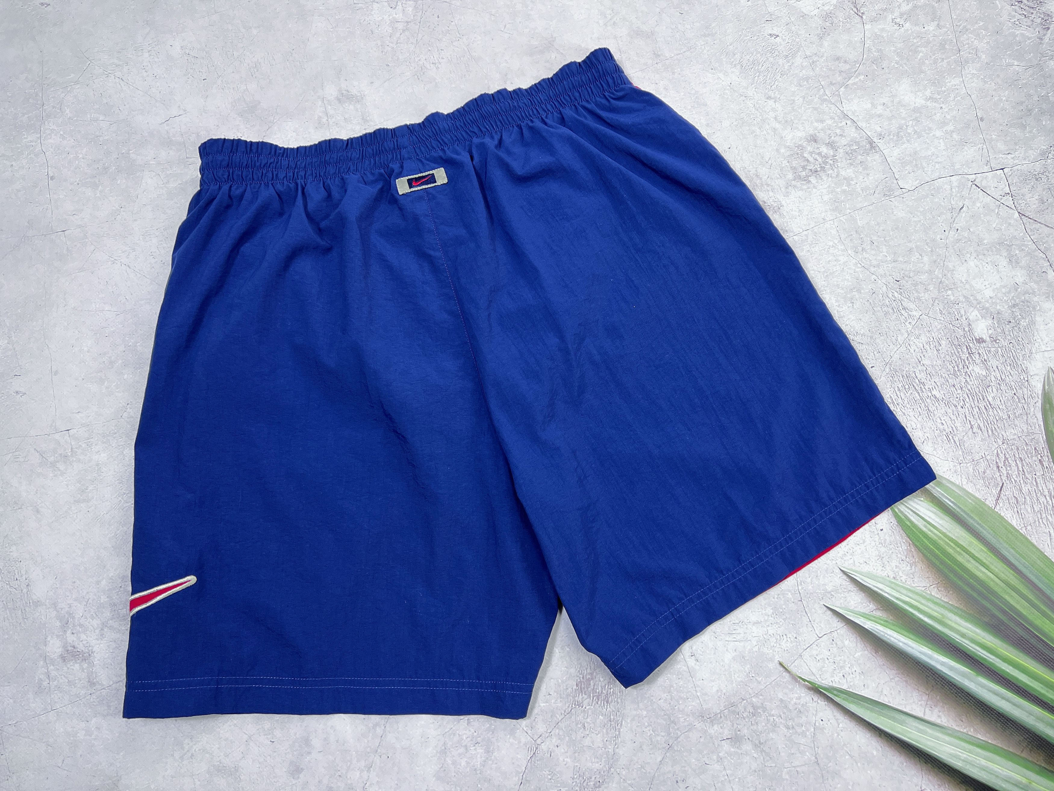 Nike × Vintage Vintage Nike Swim Trunks Shorts Big Swoosh Logo Size US 36 / EU 52 - 12 Thumbnail
