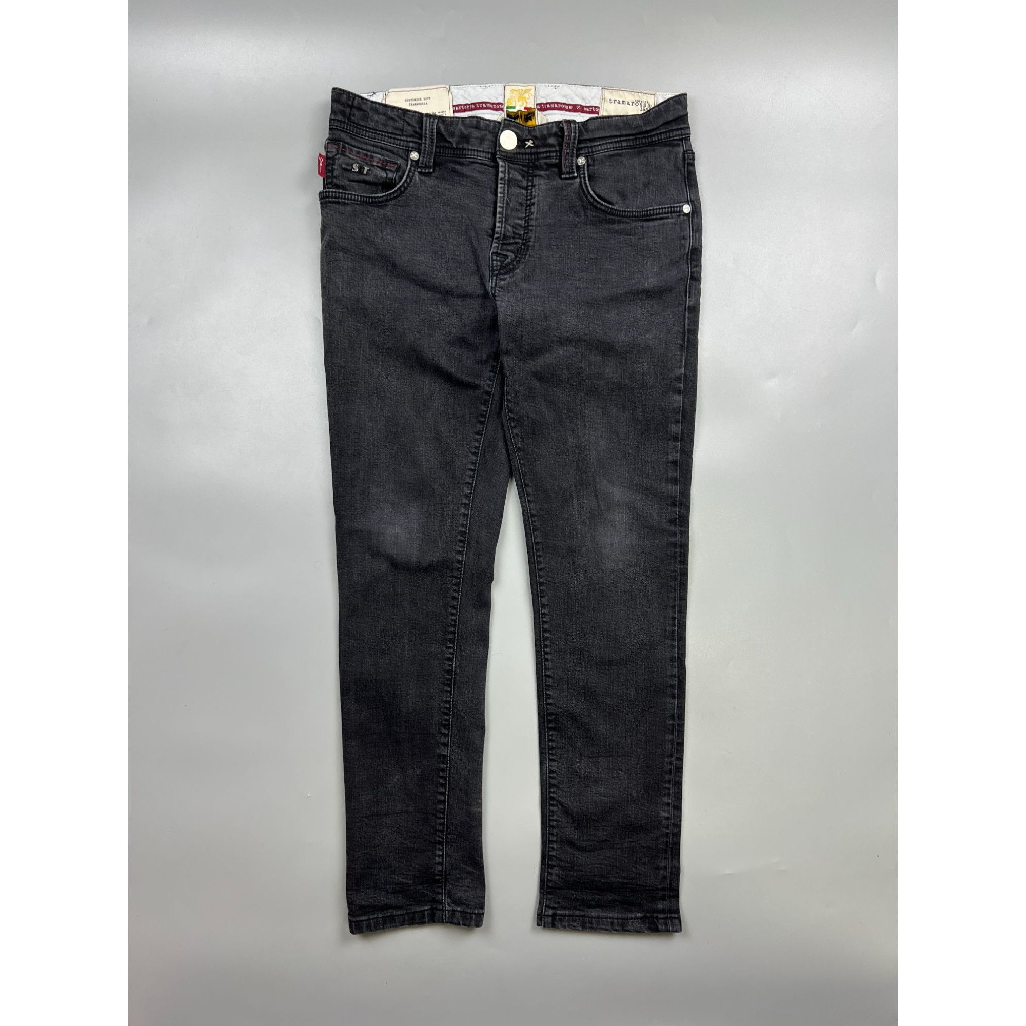 Sartoria Tramarossa Leonardo Black Skinny Jeans (Y0955)