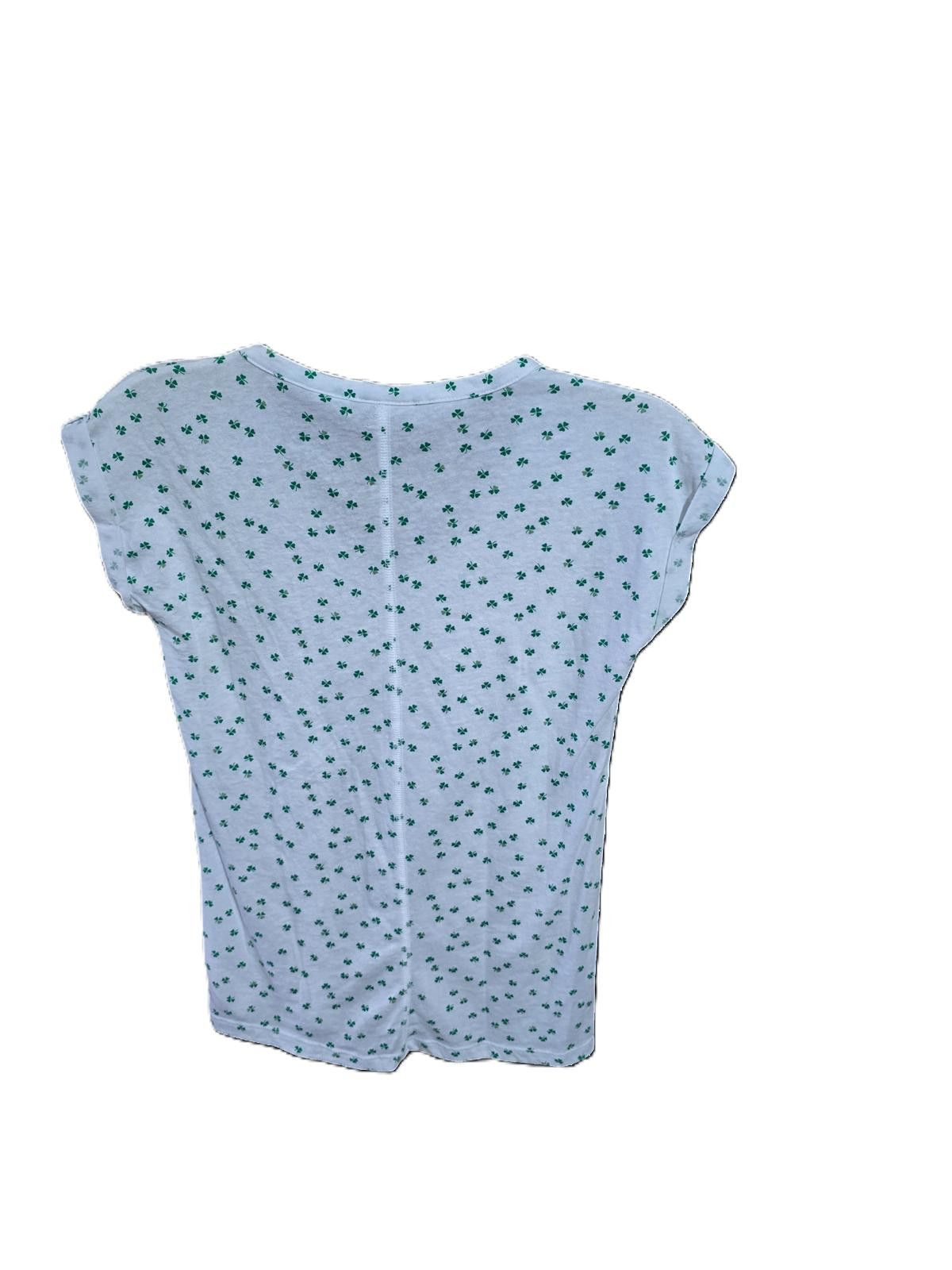 Other C&C Califormia St. Patrick's Day Top White With Clovers Size XS / US 0-2 / IT 36-38 - 2 Thumbnail
