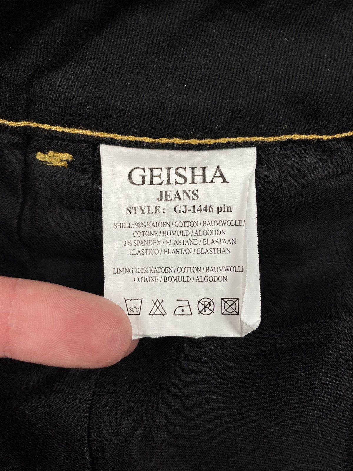 Vintage Y2K Vintage Geisha Jeans Denim Layered Midi Ruffle Skirt Size 32" / US 10 / IT 46 - 8 Thumbnail