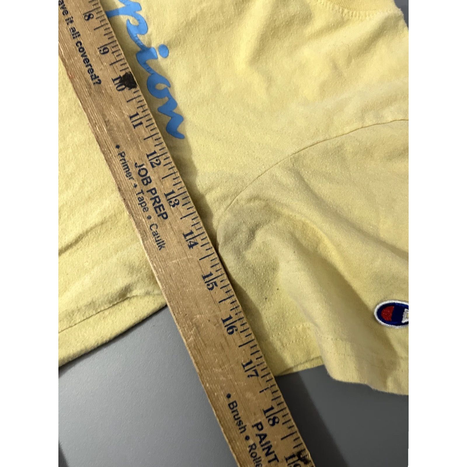 Champion Champion Women's XL Yellow Crew Neck Short Sleeve T-Shirt Casual Sports Tee Size XL / US 12-14 / IT 48-50 - 5 Thumbnail