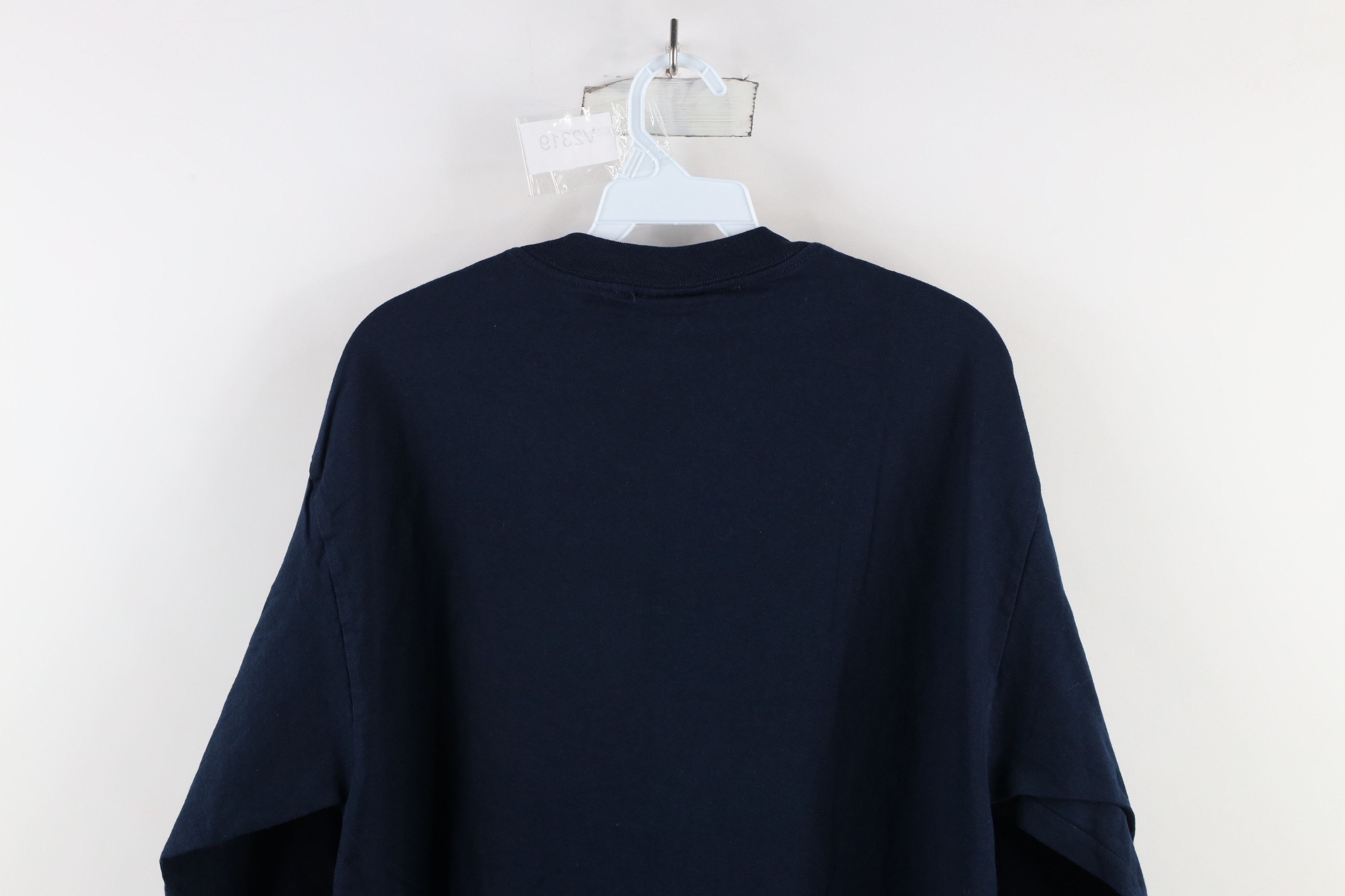 Levi's × Vintage Vintage 90s Levis Out USA Flag Long Sleeve T-Shirt Blue Size US L / EU 52-54 / 3 - 8 Thumbnail
