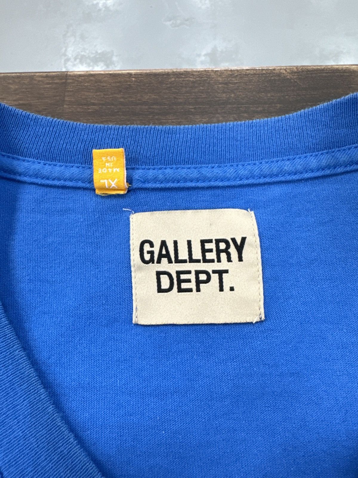 Gallery Dept. Gallery Dept Blue Souvenir Vintage Tee Pre-owned Size US XL / EU 56 / 4 - 4 Thumbnail