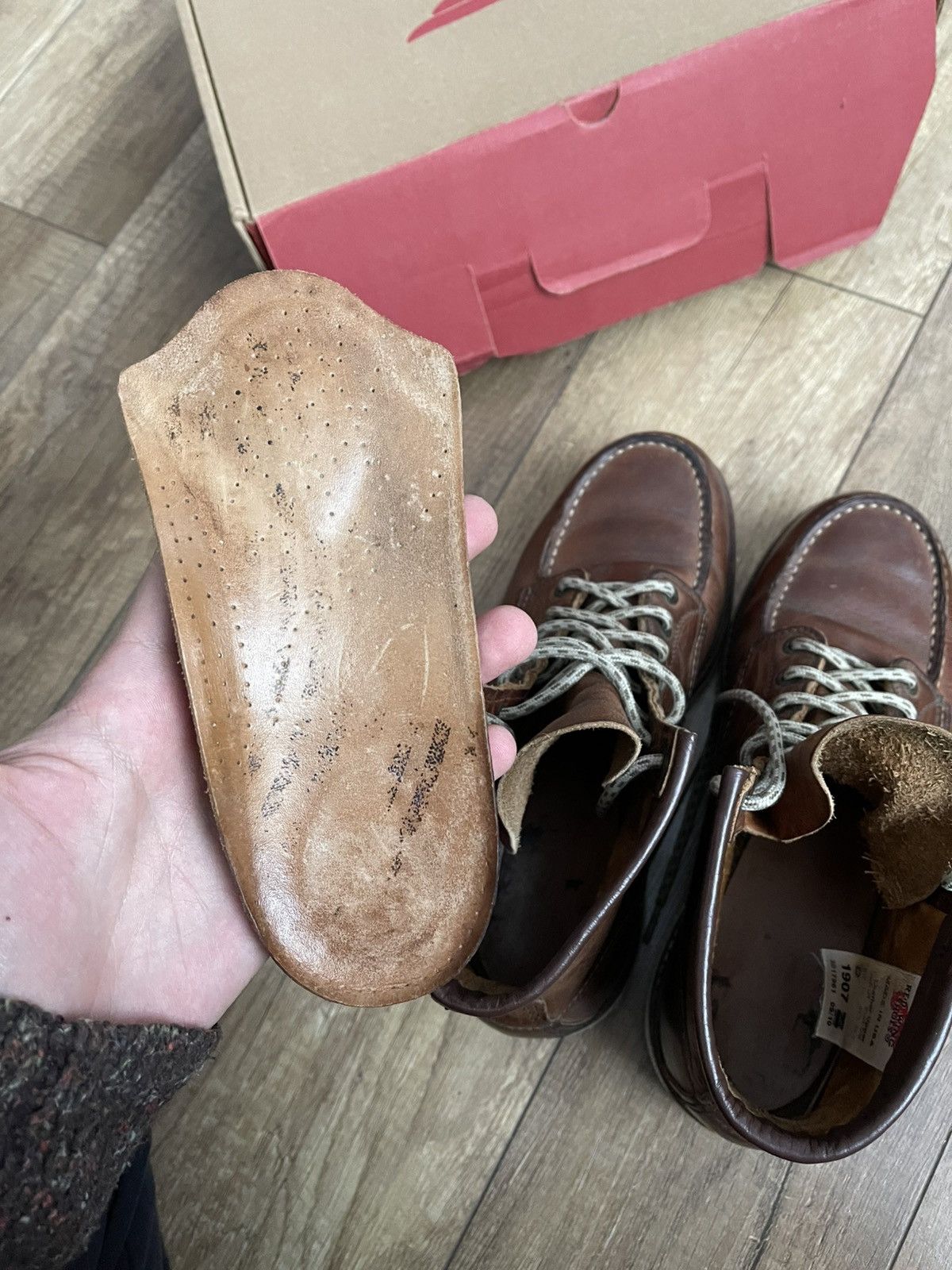 Red Wing Red Wing 1907 Moc Toe Leather Shoes Boots Vintage USA Size US 8.5 / EU 41-42 - 17 Thumbnail