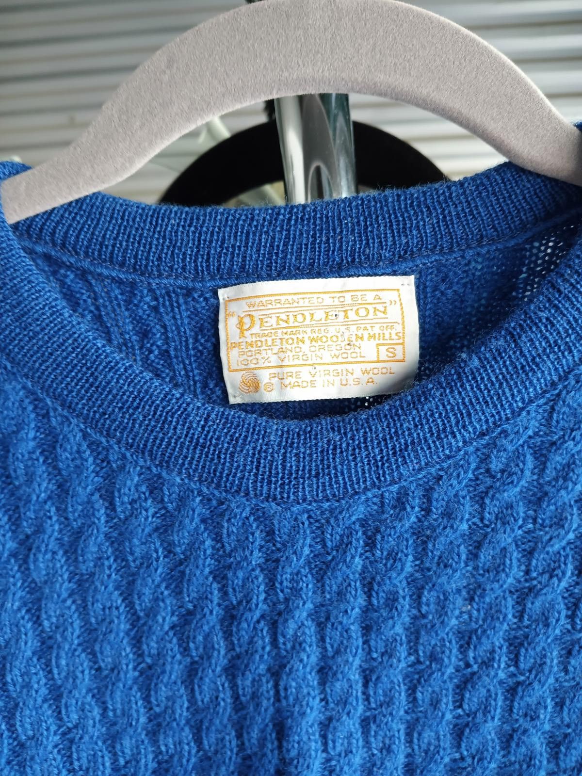 Pendleton Pendleton Women's Blue Knit Sweater Size S / US 4 / IT 40 - 3 Thumbnail