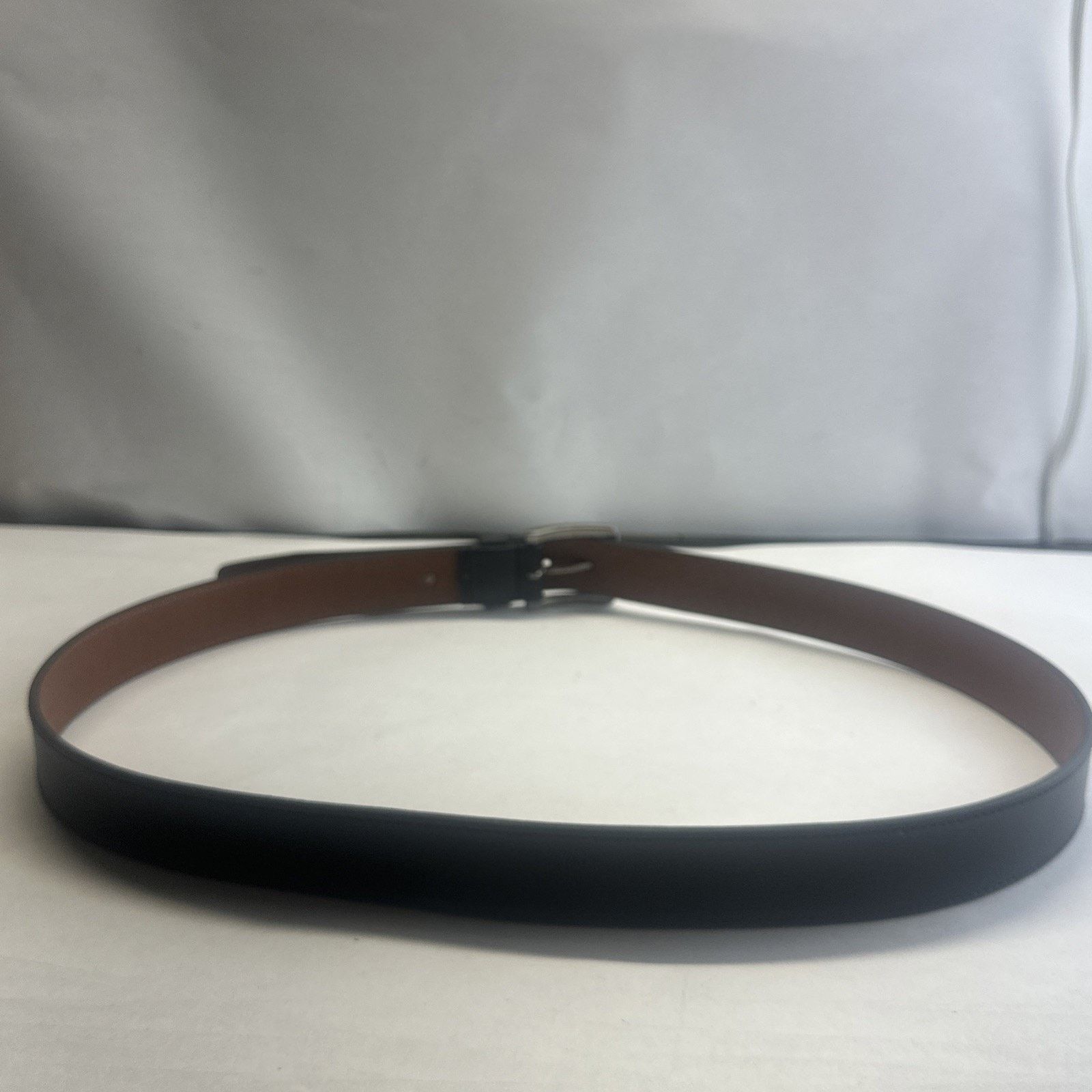 & Other Stories Men's BOCONI Dress Belt Black Leather Nashville Size 44/110 Size 44 - 10 Thumbnail