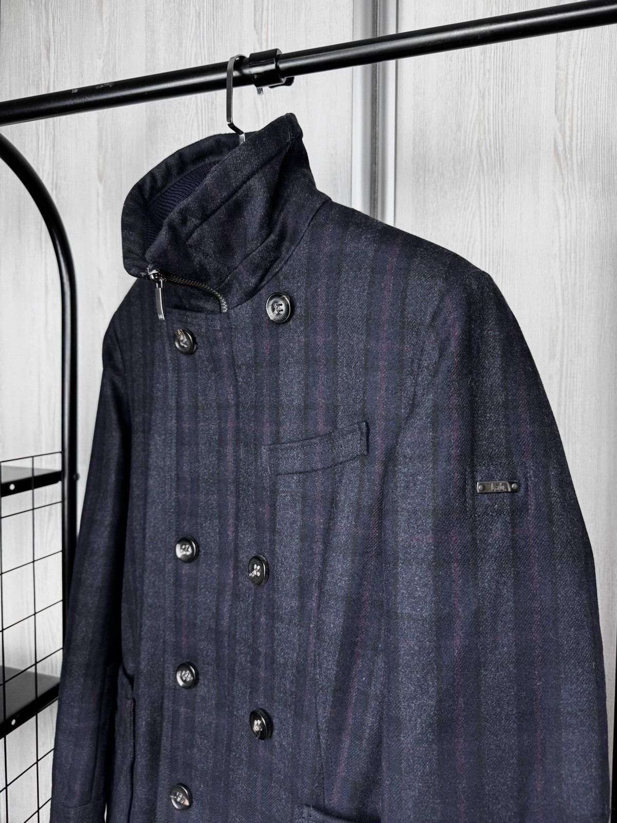 Pal Zileri RRP $2100 Pal Zileri Check Double Breasted Overcoat 40US/50I Size US M / EU 48-50 / 2 - 4 Thumbnail