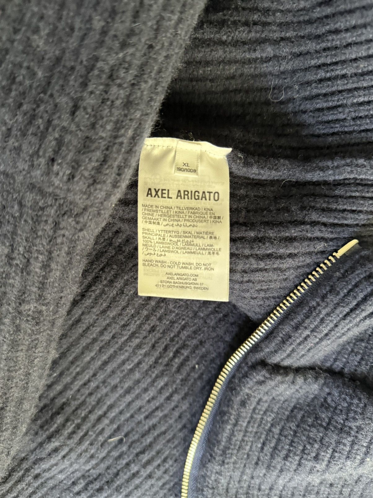 Axel Arigato Axel Arigato knit zip up Size US XL / EU 56 / 4 - 3 Thumbnail