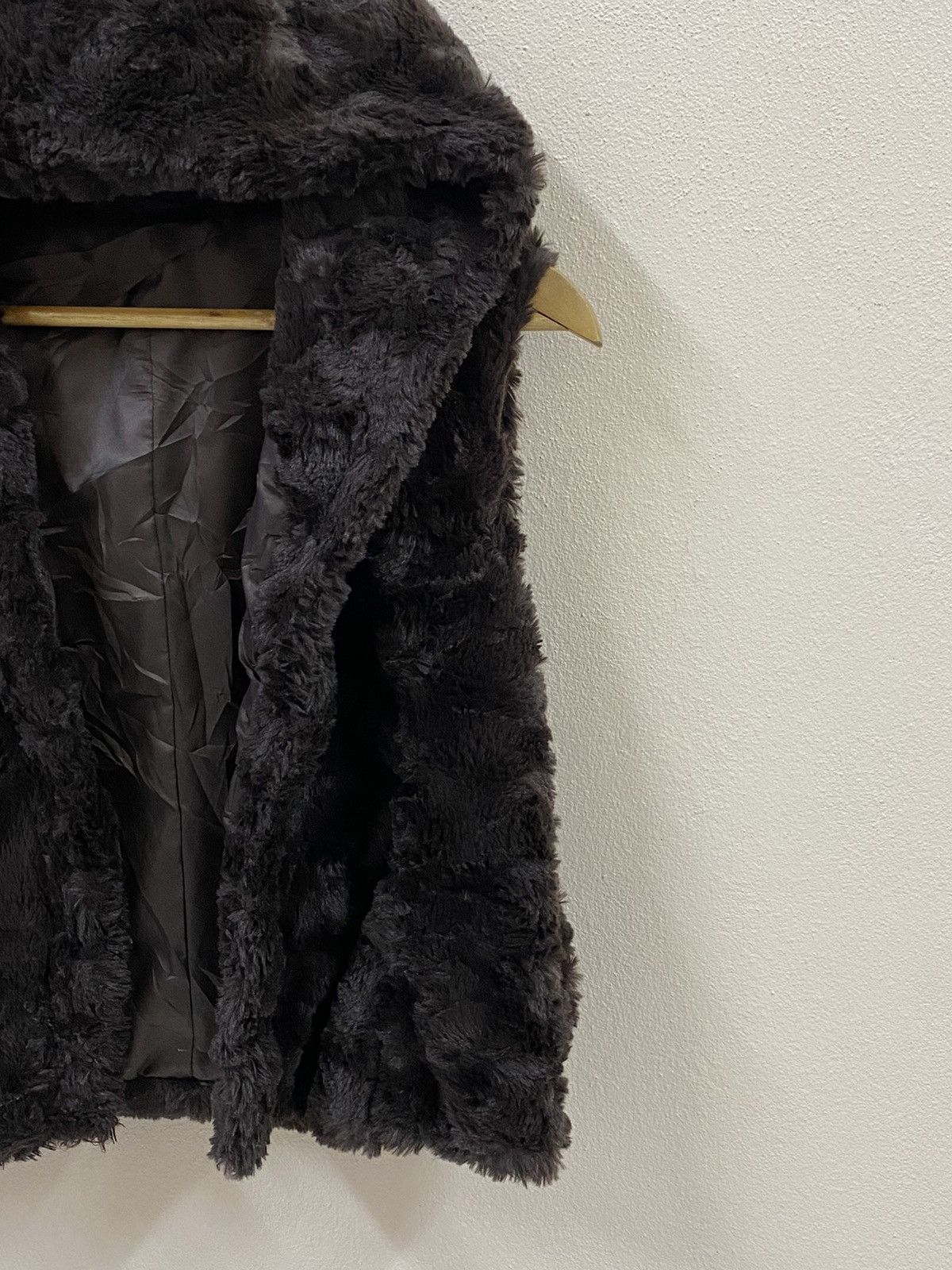 Vintage Vtg Let Me Glow Fur Mohair Vest Size US M / EU 48-50 / 2 - 2 Thumbnail