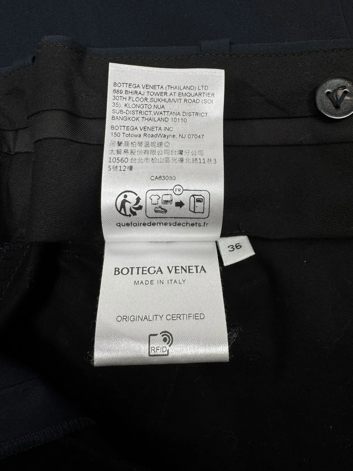 Bottega Veneta Bottega Veneta Tailored Trousers Cotton size 36 Size 26" / US 2 / IT 38 - 18 Thumbnail