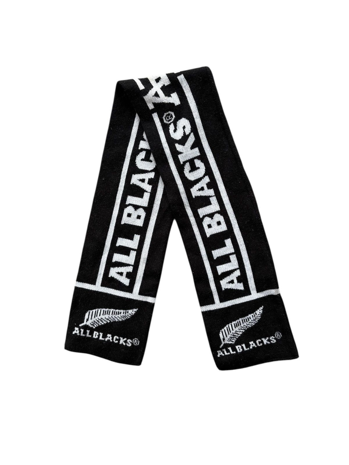 All Blacks All black jacquard scarf Size ONE SIZE - 1 Thumbnail