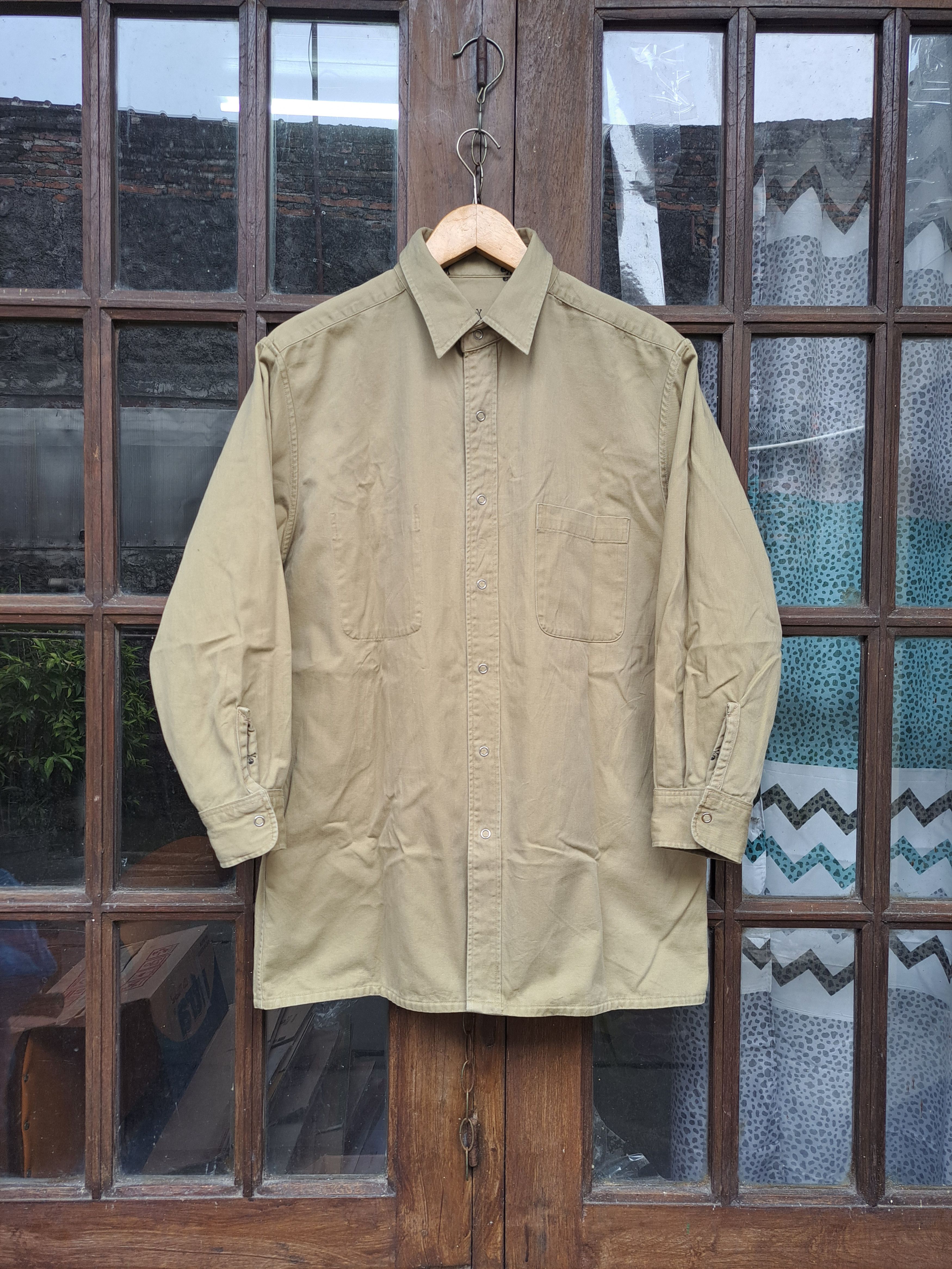 Pointer POINTER Reversible Button Shirt 3/4 Sleeve Mens Large Size US L / EU 52-54 / 3 - 2 Thumbnail