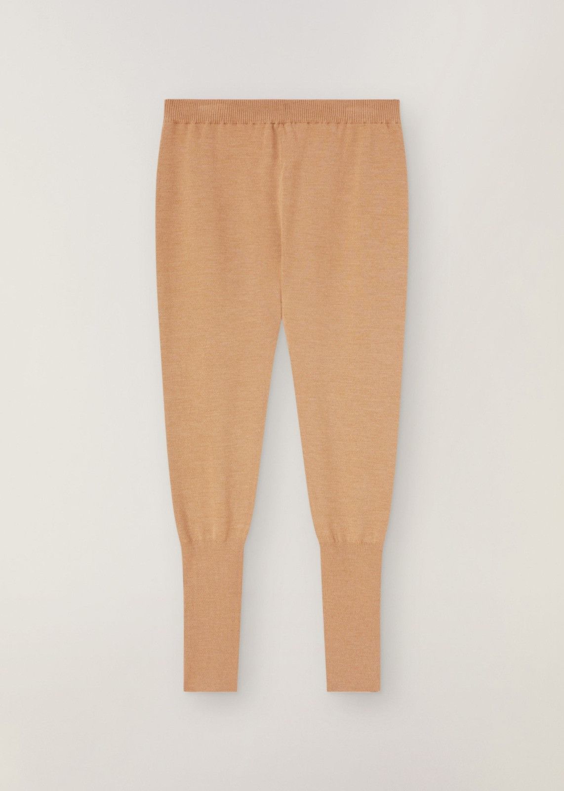 o1srvl11e0125 Gentle Wool Leggings in Camel