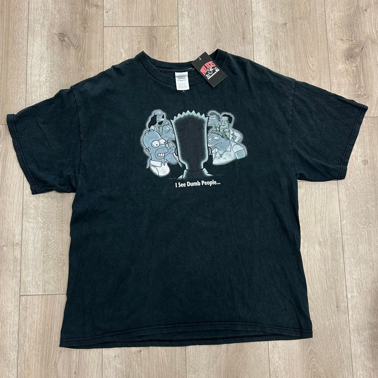 The Simpsons Vintage The Simpsons 2001 I See Dumb People Bart Tee Size XL Size US XL / EU 56 / 4 - 1 Thumbnail