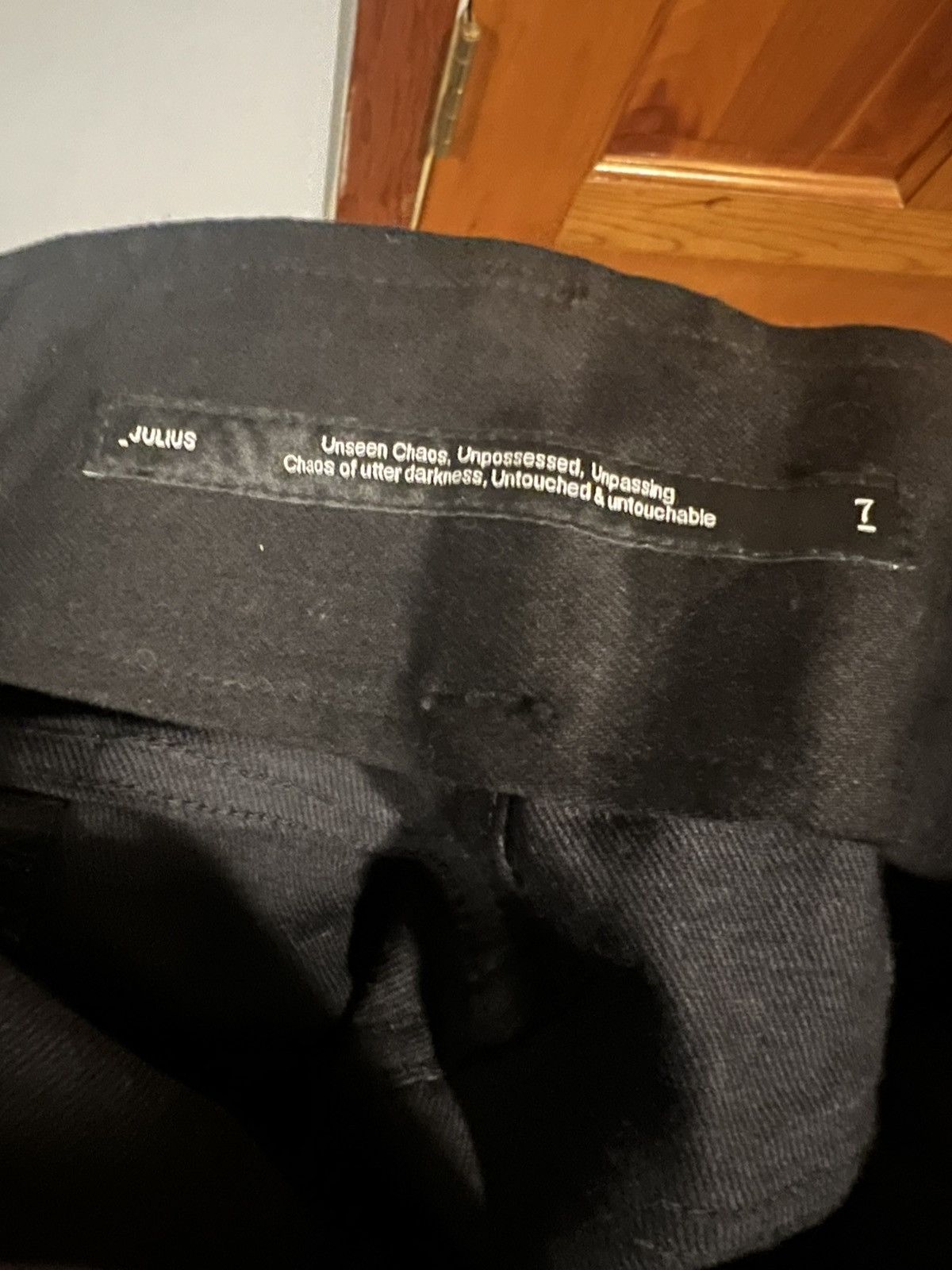 Julius Julius Black Edge Seam Pants Size US 29 - 3 Thumbnail