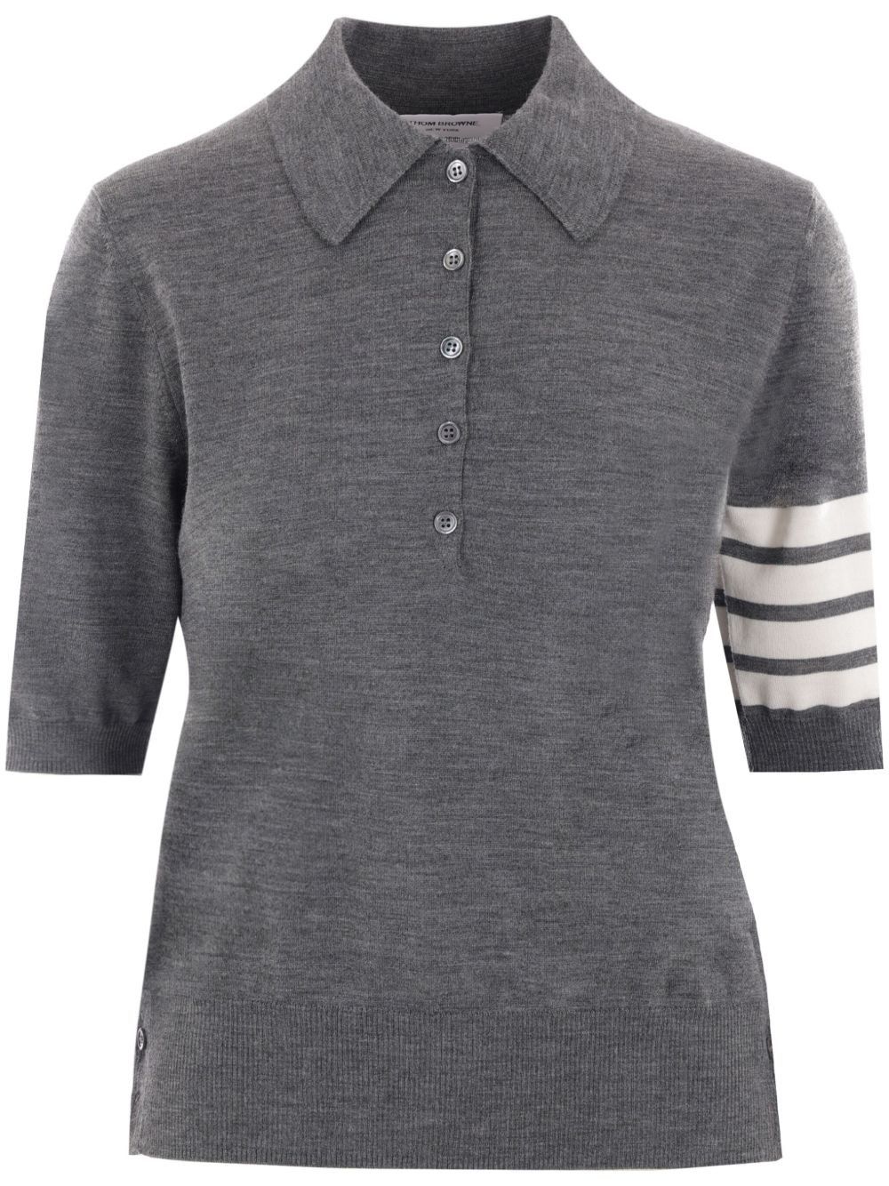 Thom Browne WOOL POLO SHIRT Size M / US 6-8 / IT 42-44 - 1 Thumbnail