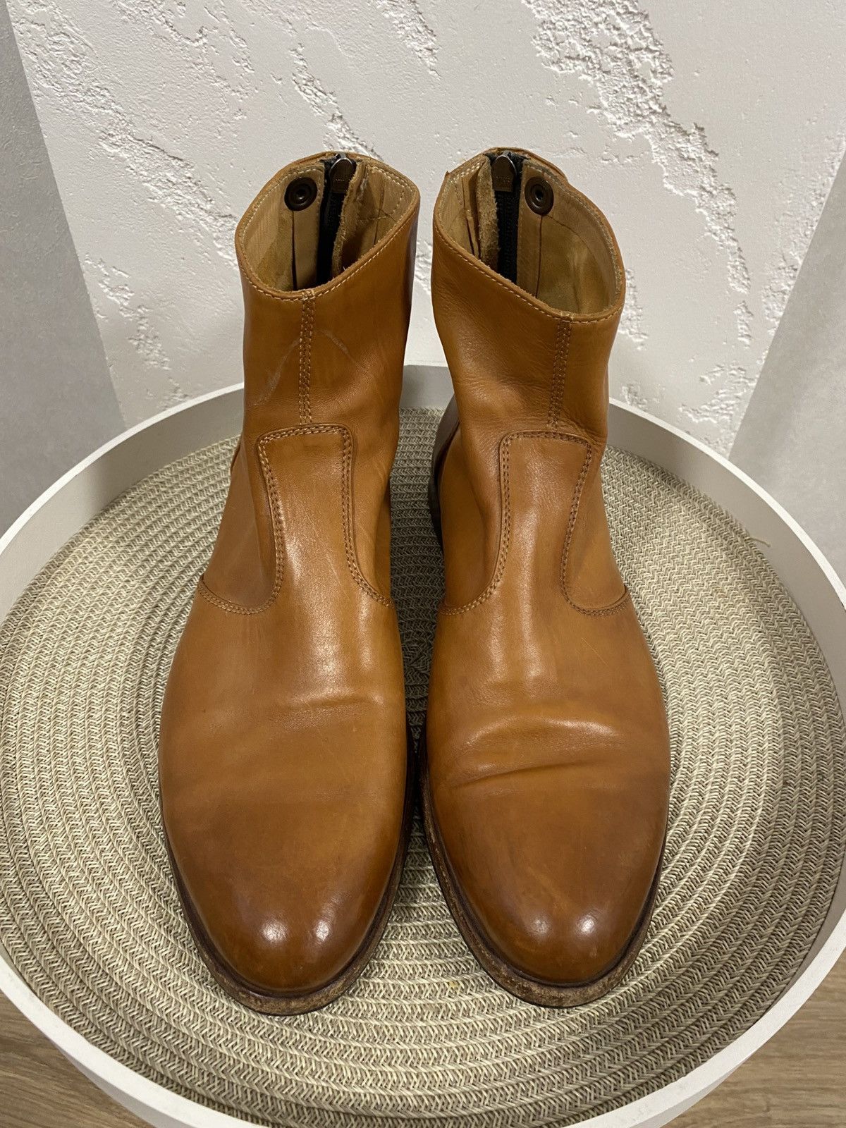 Alberto Fasciani Alberto Fasciani Hand Made Italy Leather Boots Size: 39 1/2 Size US 6.5 / EU 39-40 - 4 Thumbnail