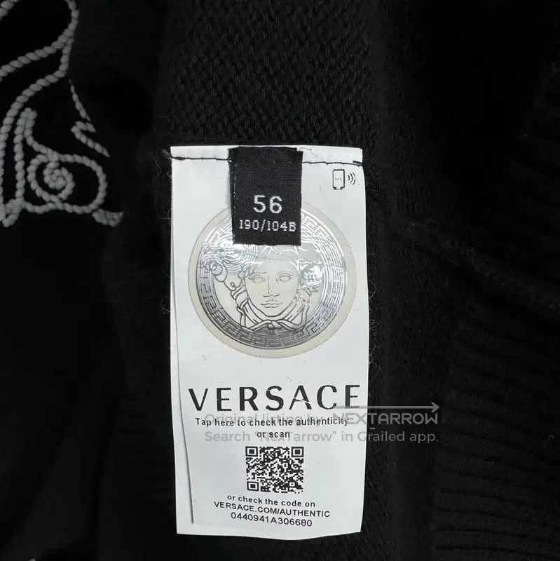 Versace Versace Black Men's Crewneck Sweater . Size US M / EU 48-50 / 2 - 4 Thumbnail