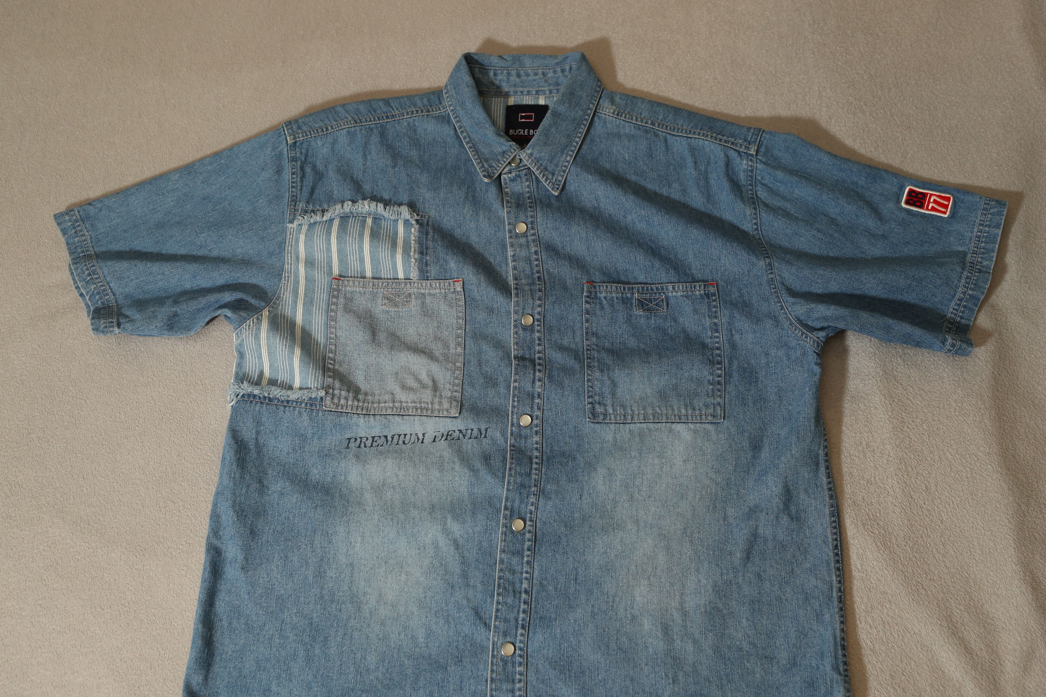 Bugle Boy Bugle Boy Premium Denim Button Down Shirt (L) Size US L / EU 52-54 / 3 - 3 Thumbnail