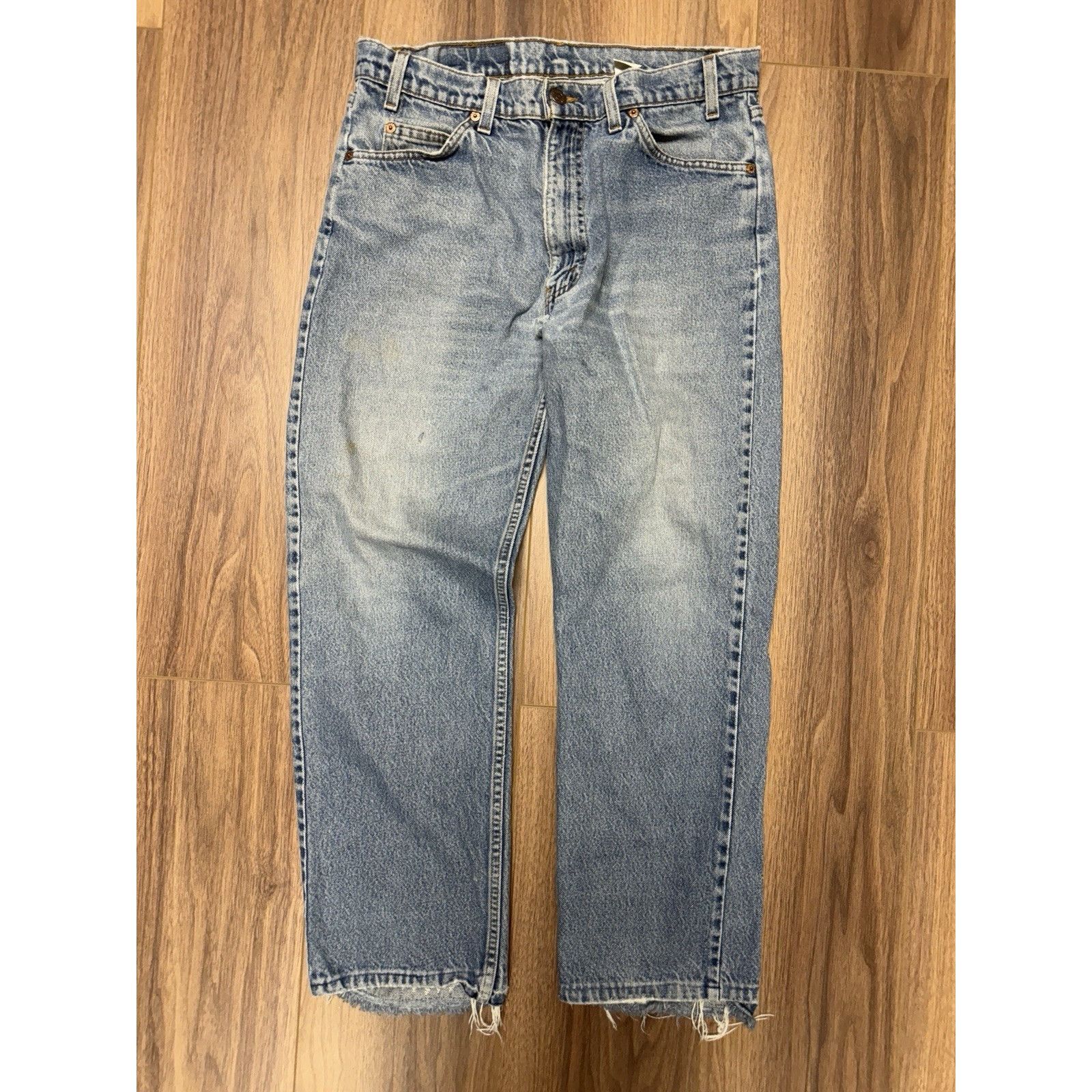 Levi's Vintage Levi's 505 Orange Tab Jeans Mens 34 (32x27) Blue Size US 34 / EU 50 - 1 Thumbnail