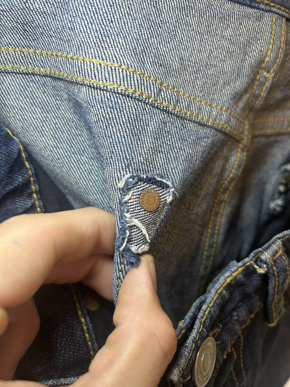 Allsaints All Saints faded blue jeans Size US 31 - 15 Thumbnail