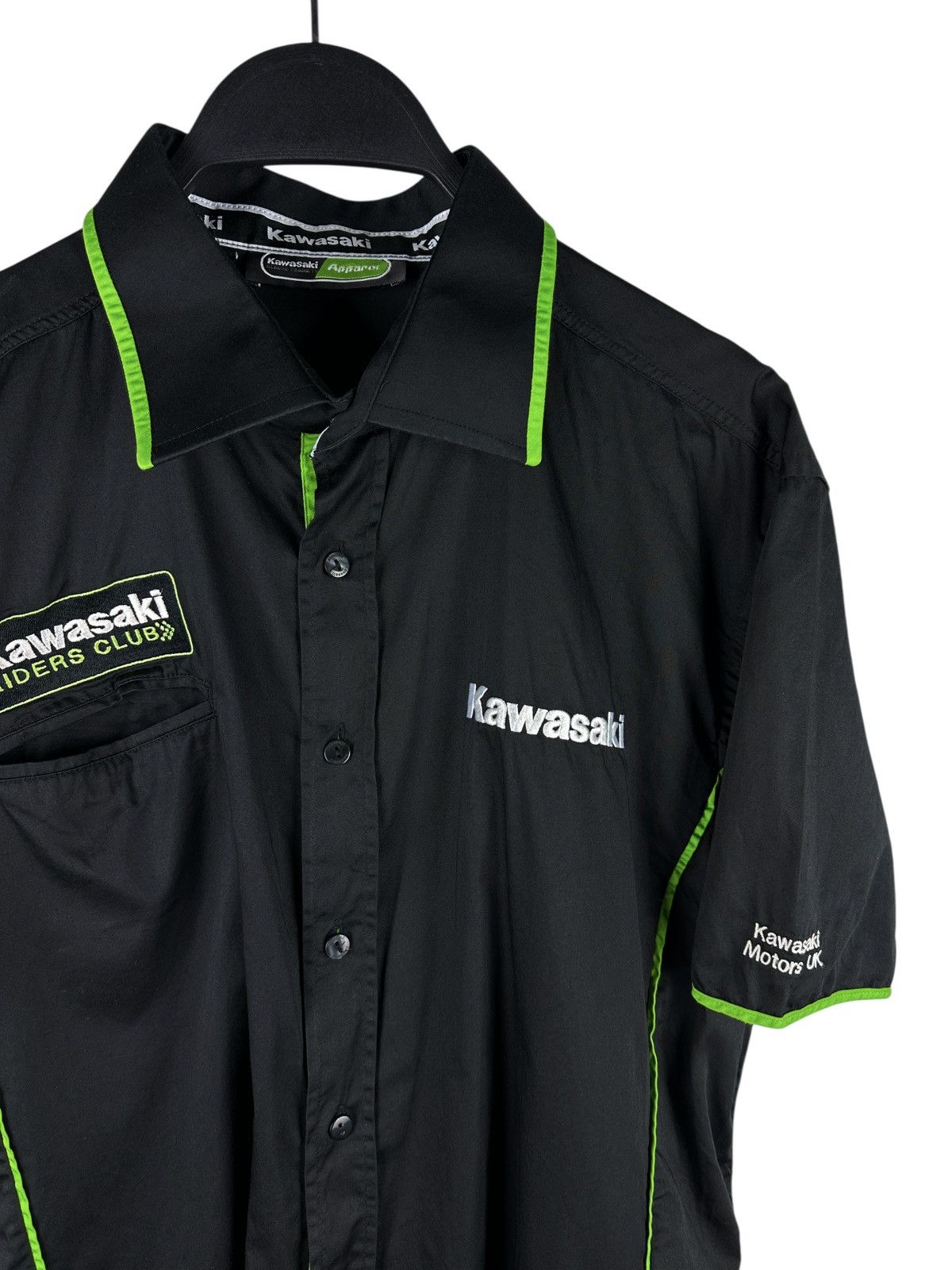 Vintage Vintage Kawasaki Racing Shirt Short Sleeve Button Up Men’s Size US XL / EU 56 / 4 - 3 Thumbnail