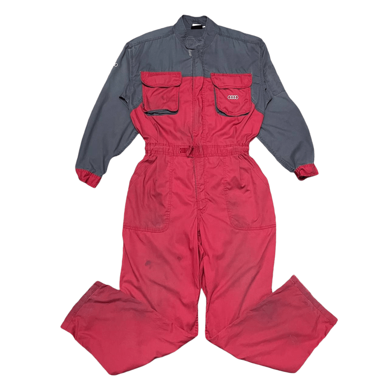 Audi Vintage Audi Top Service Racing Coverall Size US 33 - 7 Thumbnail
