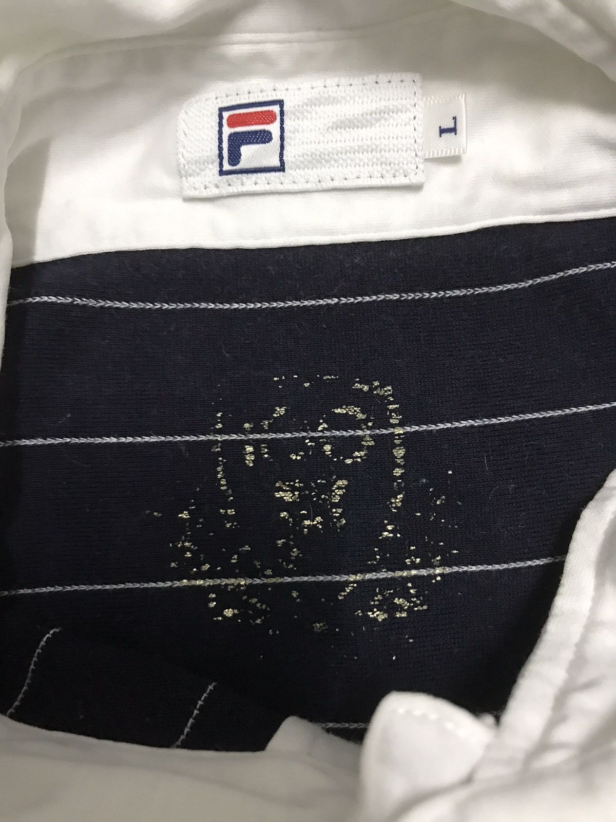 Fila × Vintage Vintage Fila 100 Stripe made Japan Size US M / EU 48-50 / 2 - 6 Thumbnail
