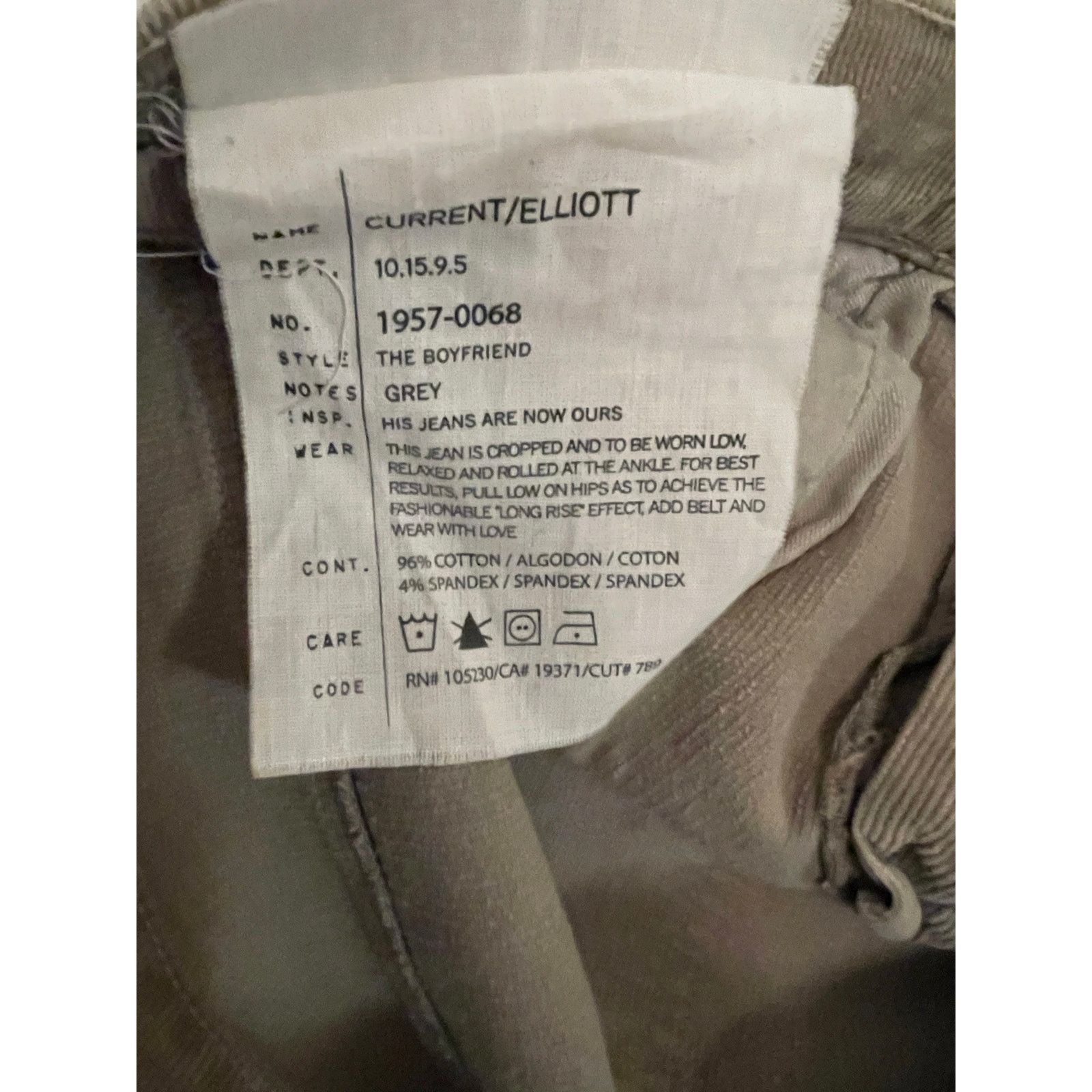 Current/Elliot Current Elliot, The Boyfriend Corduroys, 28 Size 28" / US 6 / IT 42 - 5 Thumbnail