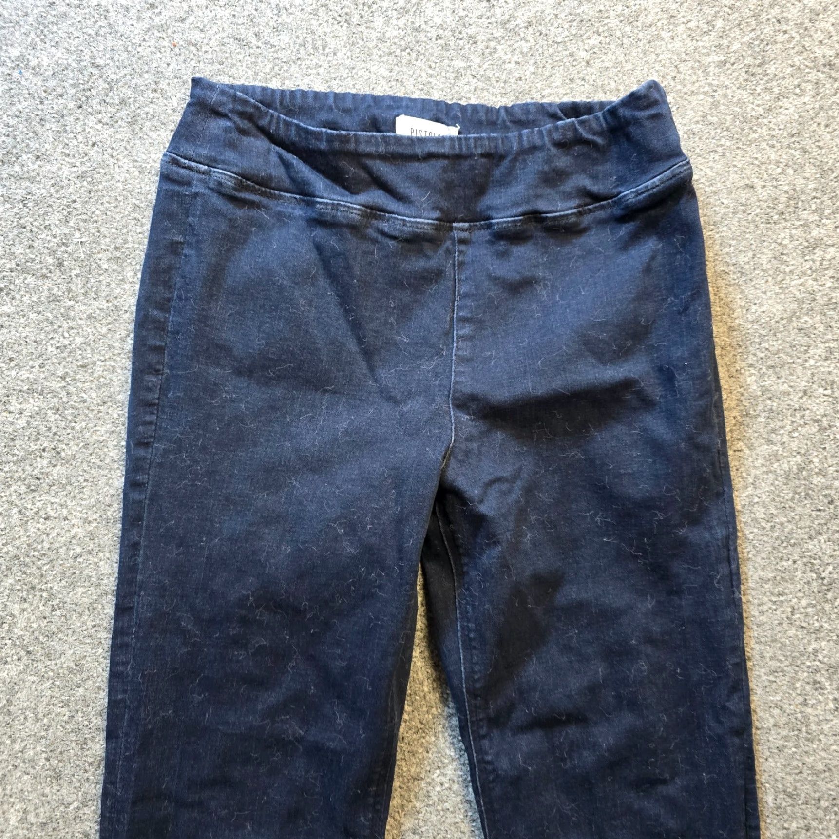 Pistola Pistola Jeans Womens Size Large Blue Straight Leg Pull On Stretch Capsule Casual Jeans Size 36" / US 14 / IT 50 - 2 Thumbnail