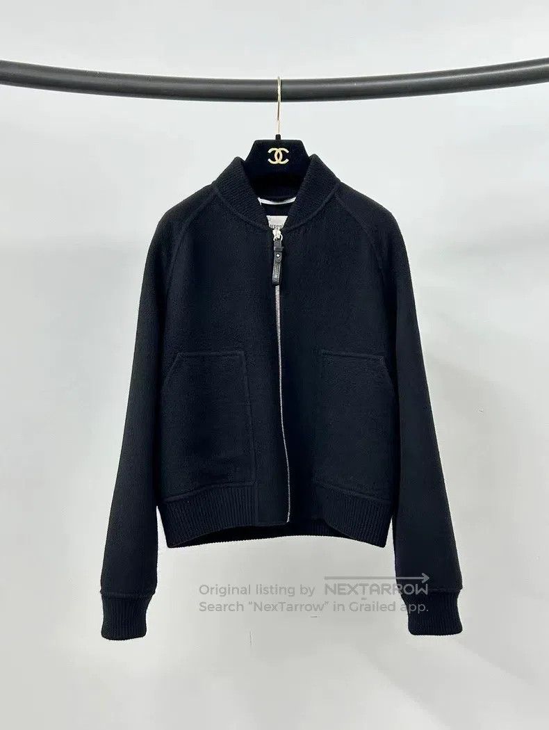 Hermes Black cashmere short jacket