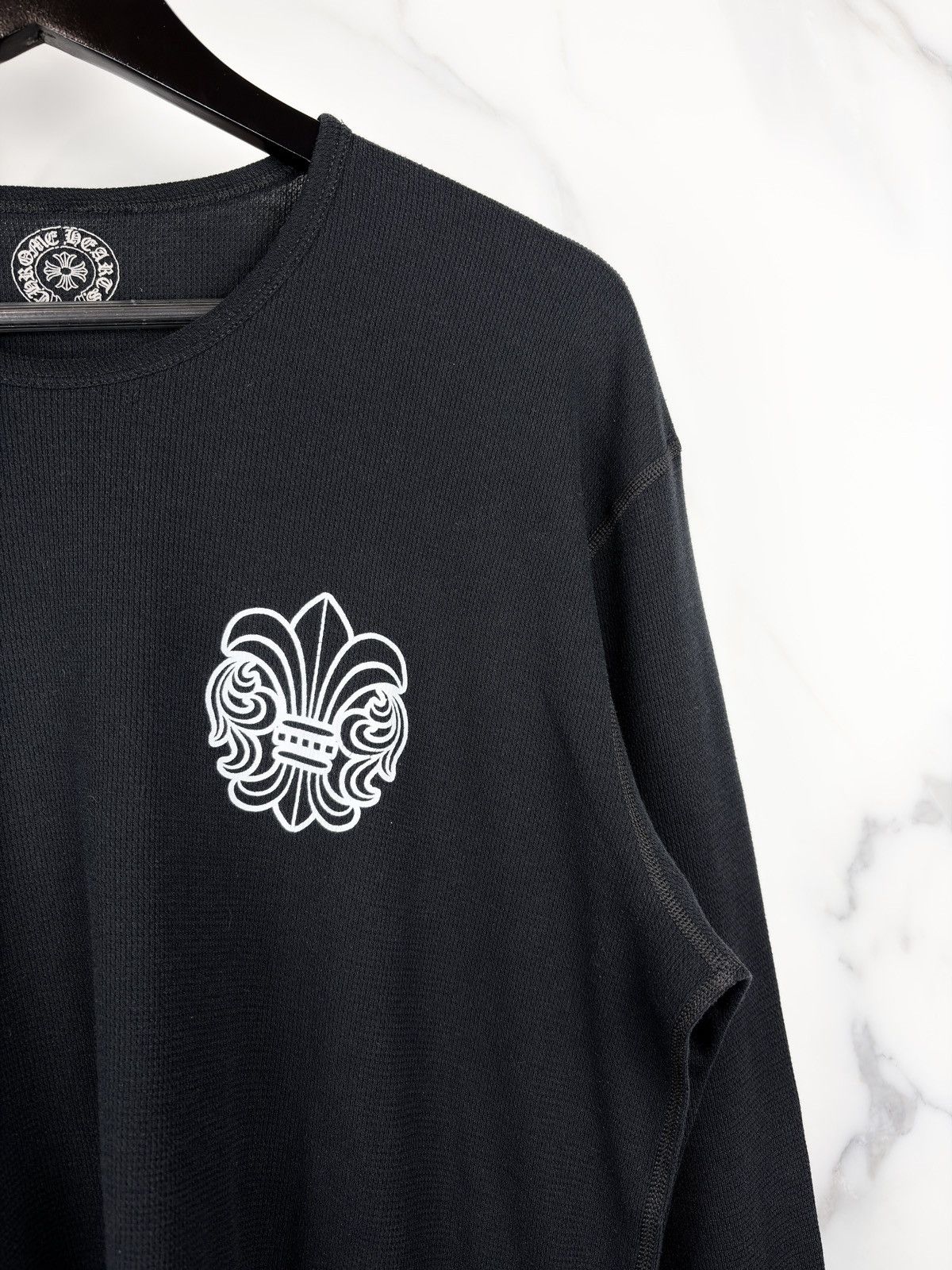 Chrome Hearts Chrome Hearts Vintage T Bar Fleur Thermal Longsleeve Shirt Size US XXL / EU 58 / 5 - 6 Thumbnail