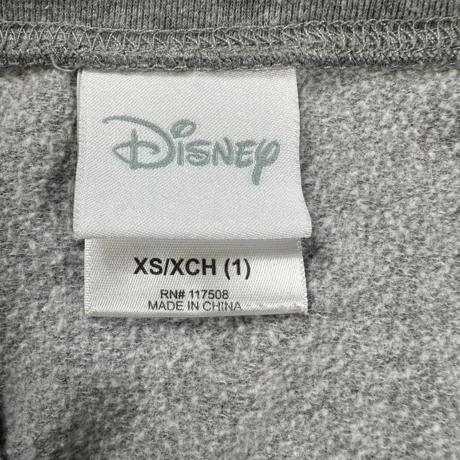 Disney Disney Mickey Mouse Sweatshirt Women XS Grey Red Lace Up VTG Size XS / US 0-2 / IT 36-38 - 4 Thumbnail