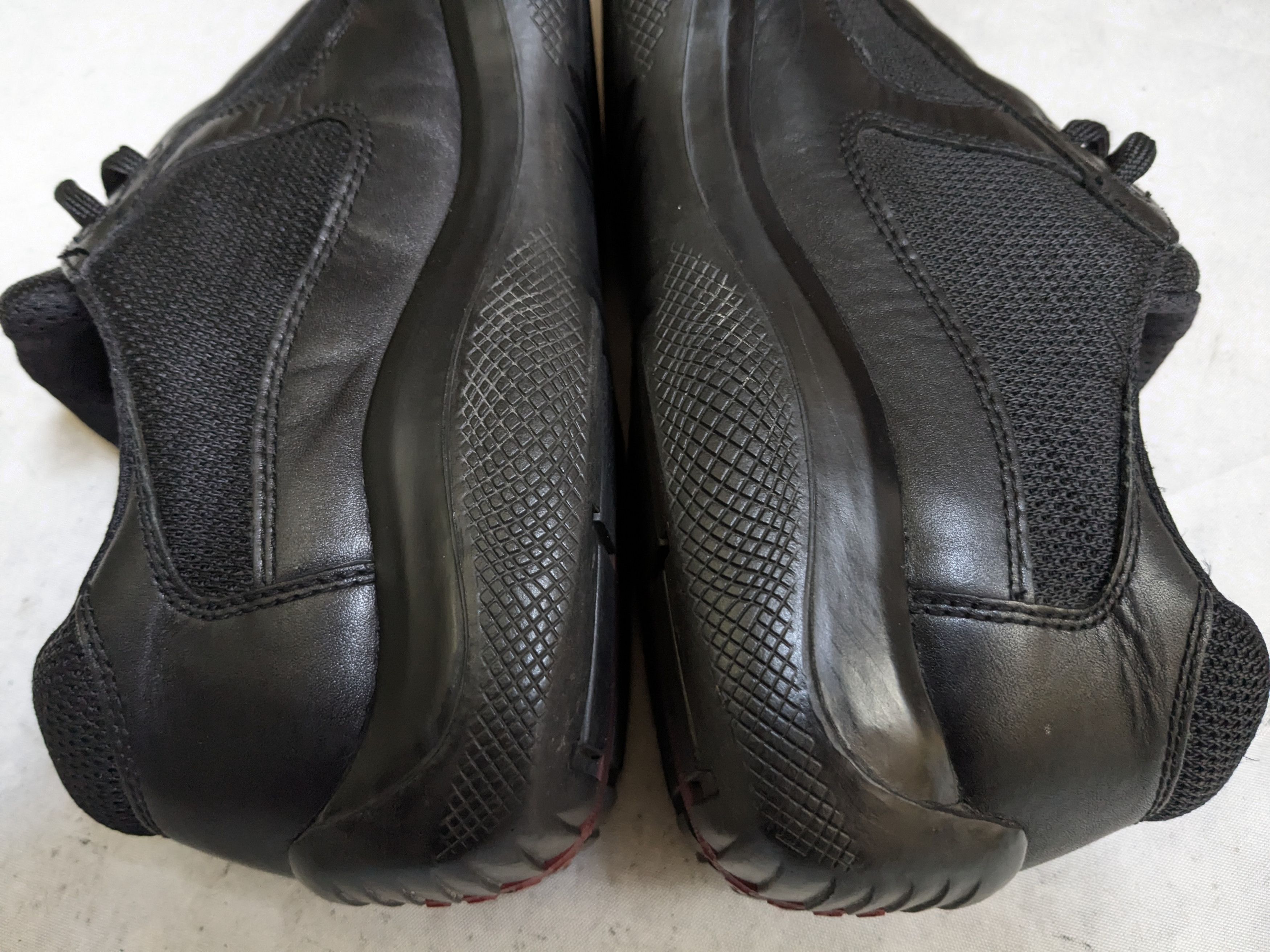 Prada Prada America's Cup Sneakers Black 9 Low Tops Leather Red Size US 9 / EU 42 - 12 Thumbnail