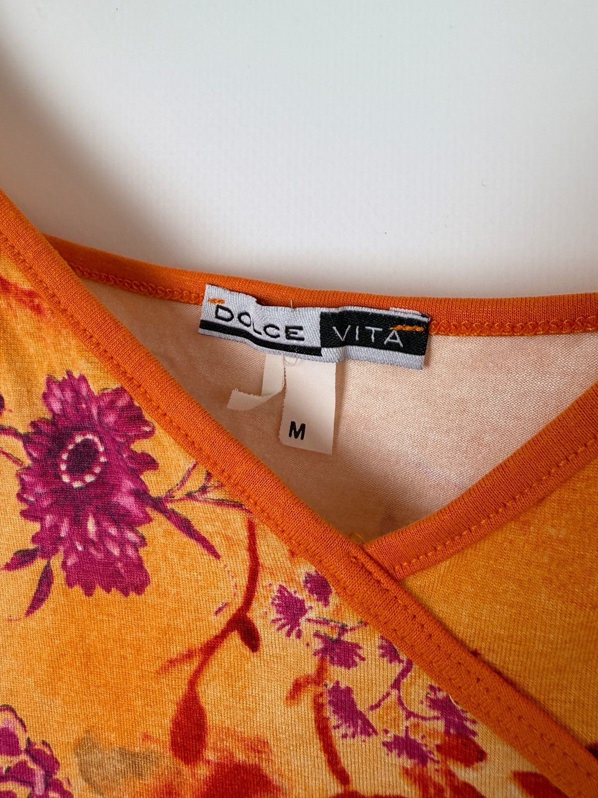 Vintage Y2K Vintage Dolce Vita Viscose Floral Cami Spaghetti Top M Size M / US 6-8 / IT 42-44 - 7 Thumbnail