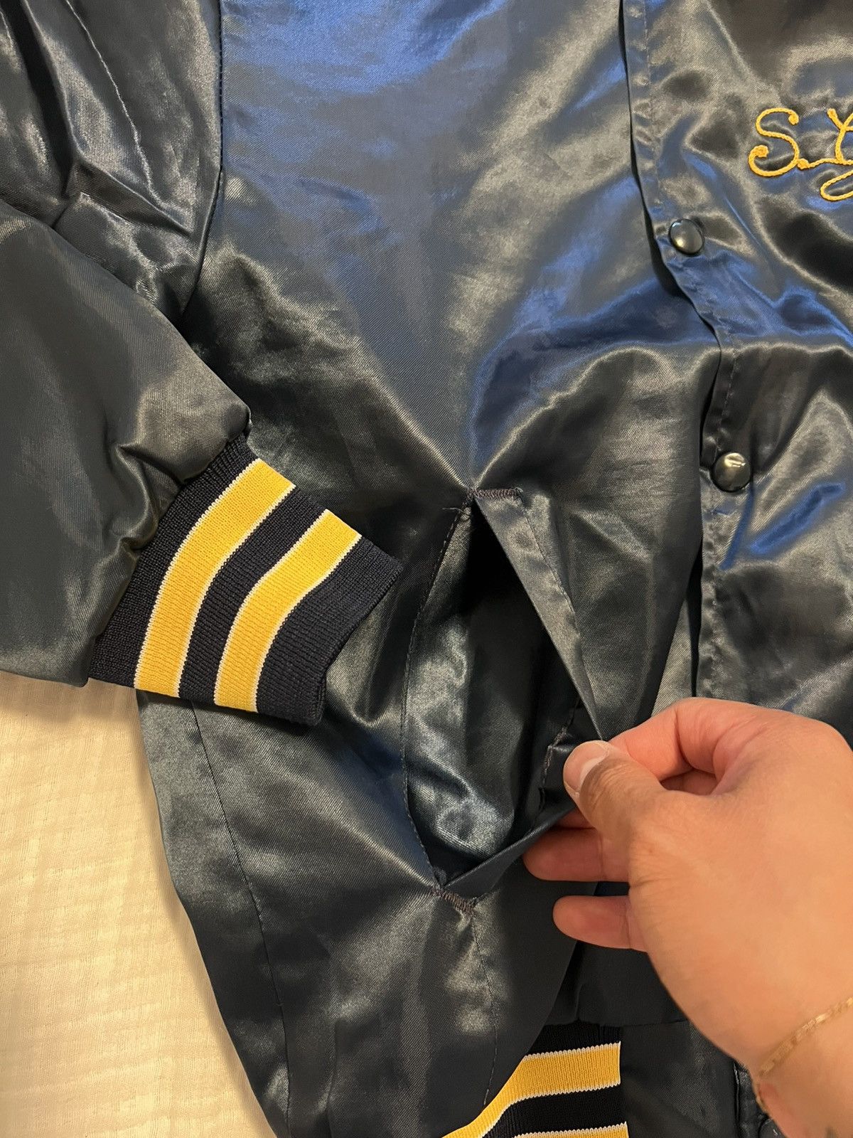 Swingster Vintage Varsity Chainstitch Jacket Kirkland Americans Size US S / EU 44-46 / 1 - 4 Thumbnail