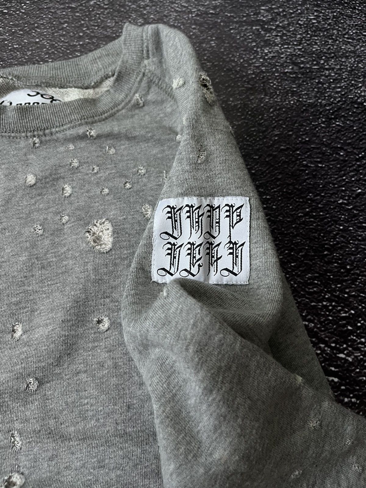 Drop Dead Clothing Vintage Drop Dead Distressed Grey sweatshirt Size US XS / EU 42 / 0 - 7 Thumbnail