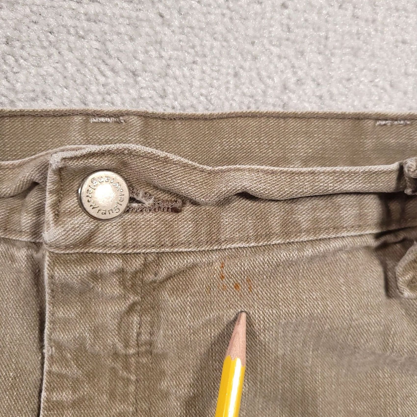 Wrangler Wrangler Shorts Carpenter Canvas Work Construction Rugged Mens 42 Grunge Tan Shorts 42 Mens Brown Canvas Workwear Grunge Wrangler Size US 42 / EU 58 - 6 Thumbnail