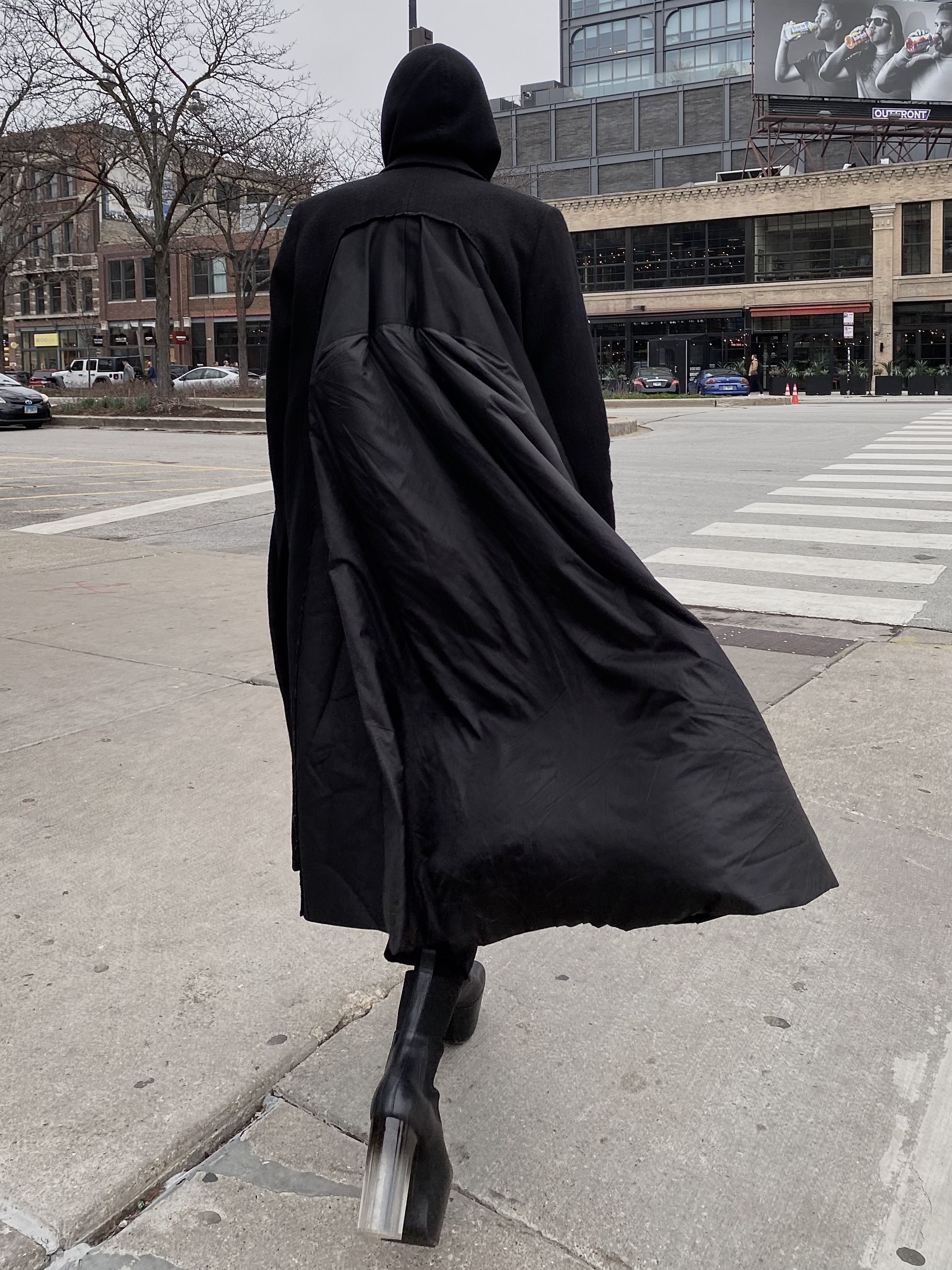 Rick Owens FW 2018 runway sisyphus flag coat Size US M / EU 48-50 / 2 - 8 Thumbnail