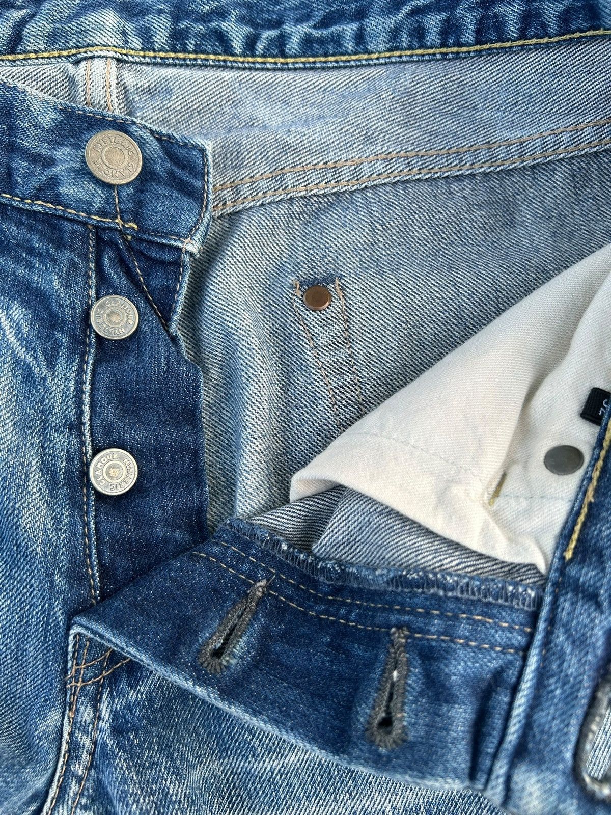 Hysteric Glamour Vintage Hysteric Glamour Selvedge Button Fly Punk Denim Jean Size US 33 - 10 Thumbnail