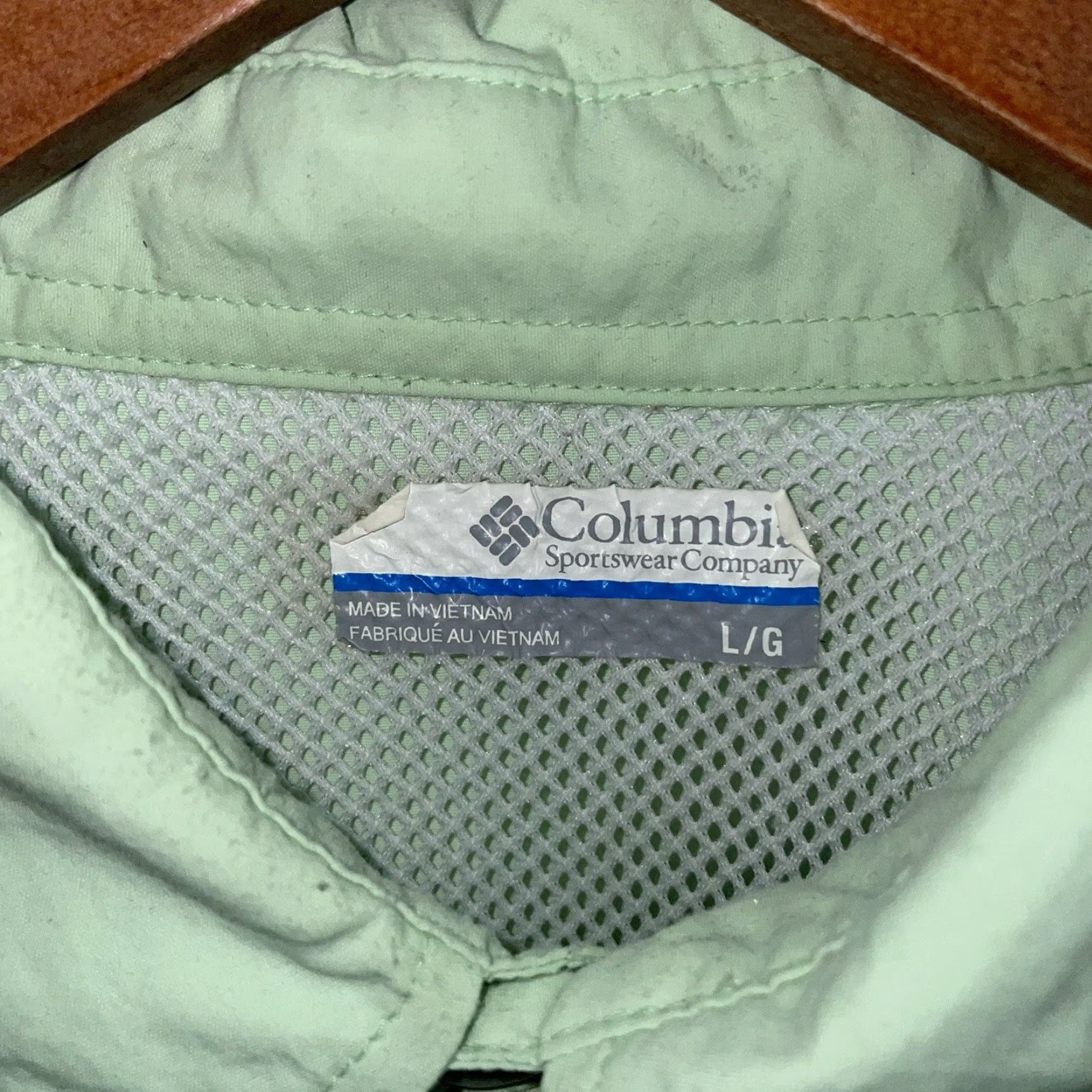 Vintage Columbia PFG Green Long Sleeve Button-Down Hiking Shirt Mens L Size US L / EU 52-54 / 3 - 4 Thumbnail