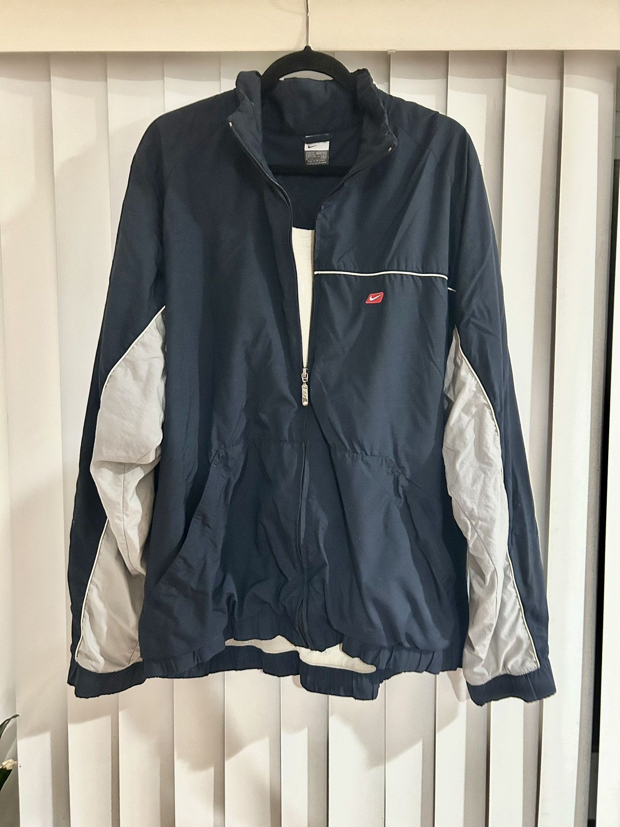 Nike Vintage Nike Windbreaker (Navy) Size US XXL / EU 58 / 5 - 5 Thumbnail